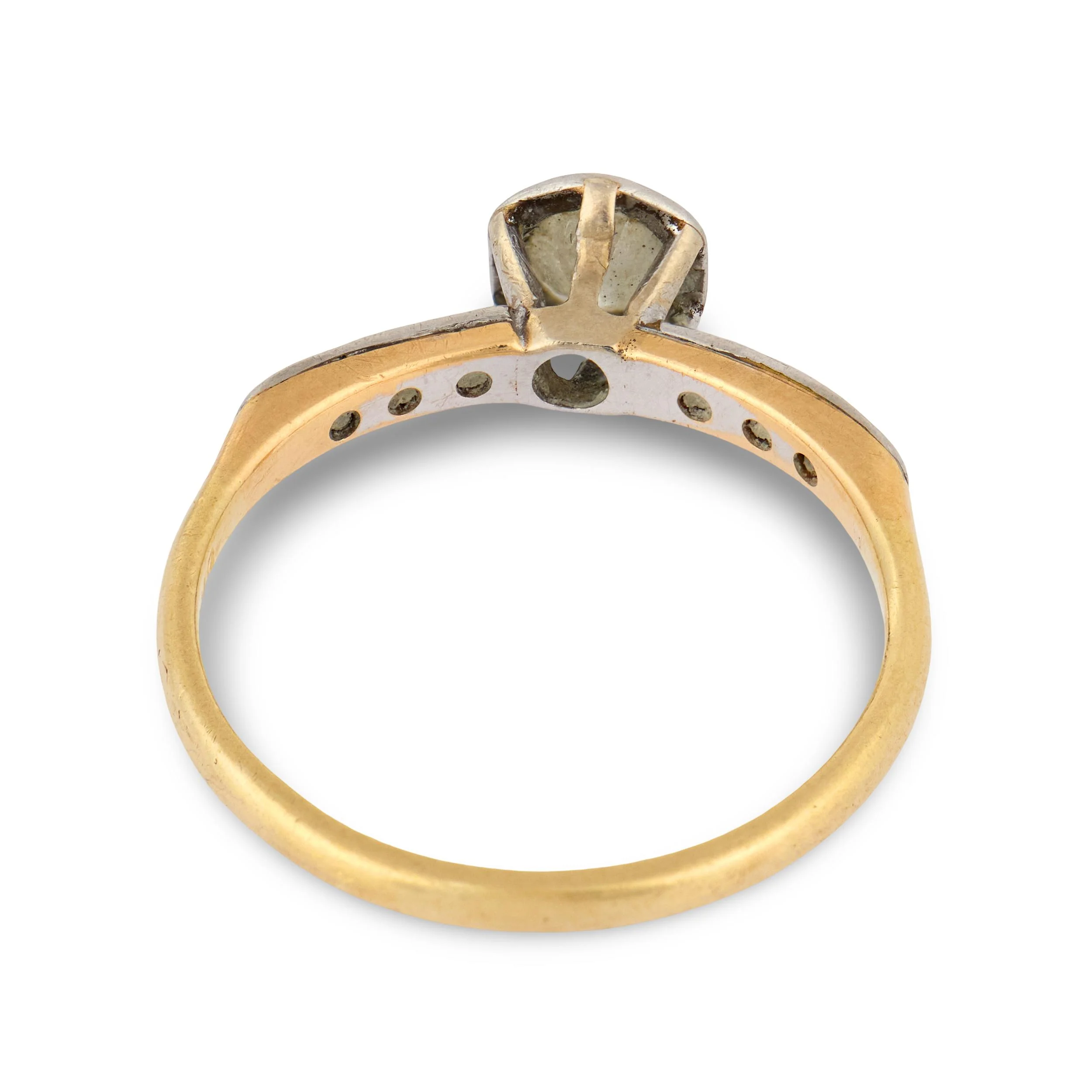 BROGAN Edwardian 14k Diamond Engagement Ring .25ct - Image 5