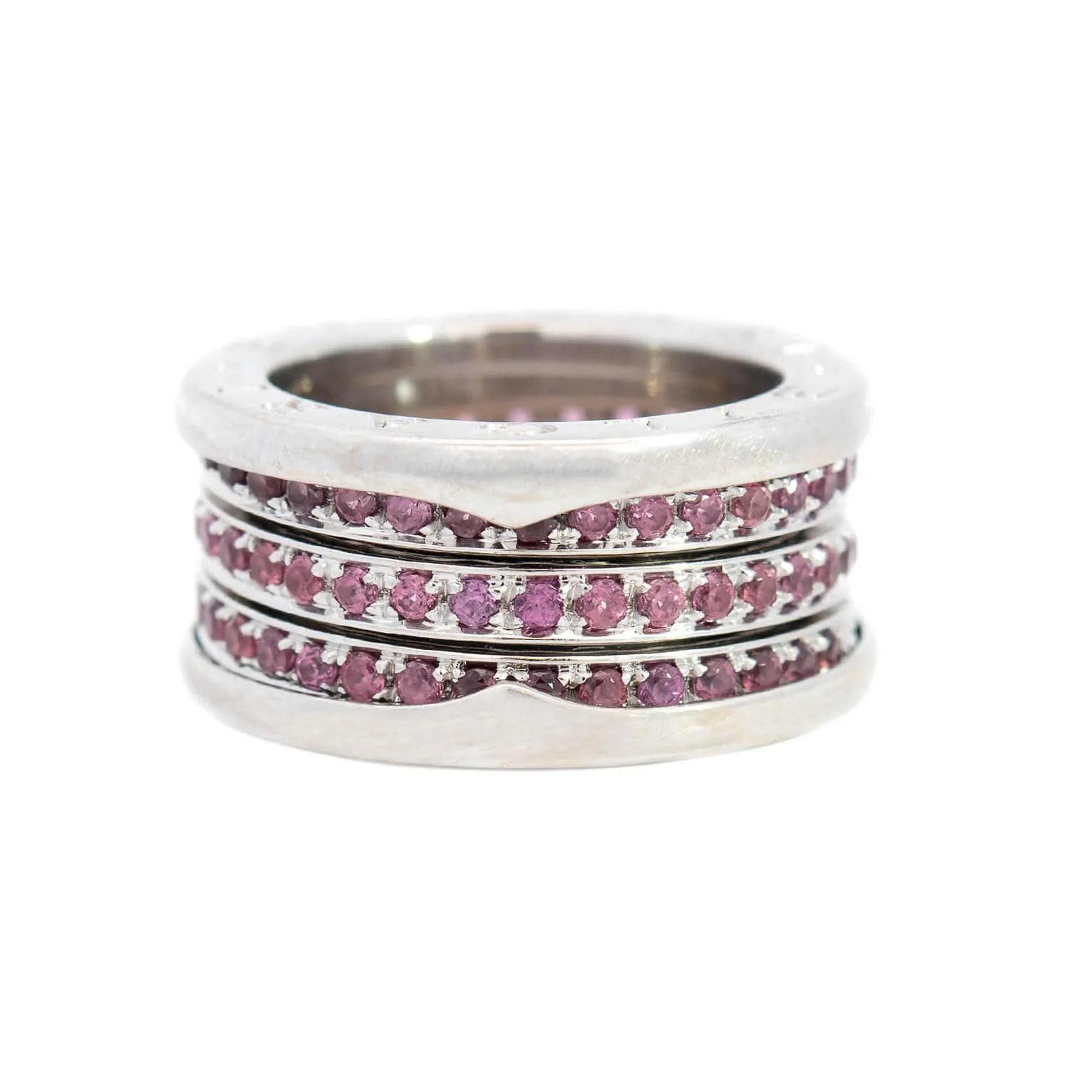 BULGARI Estate 18k Sapphire Ring - Image 2