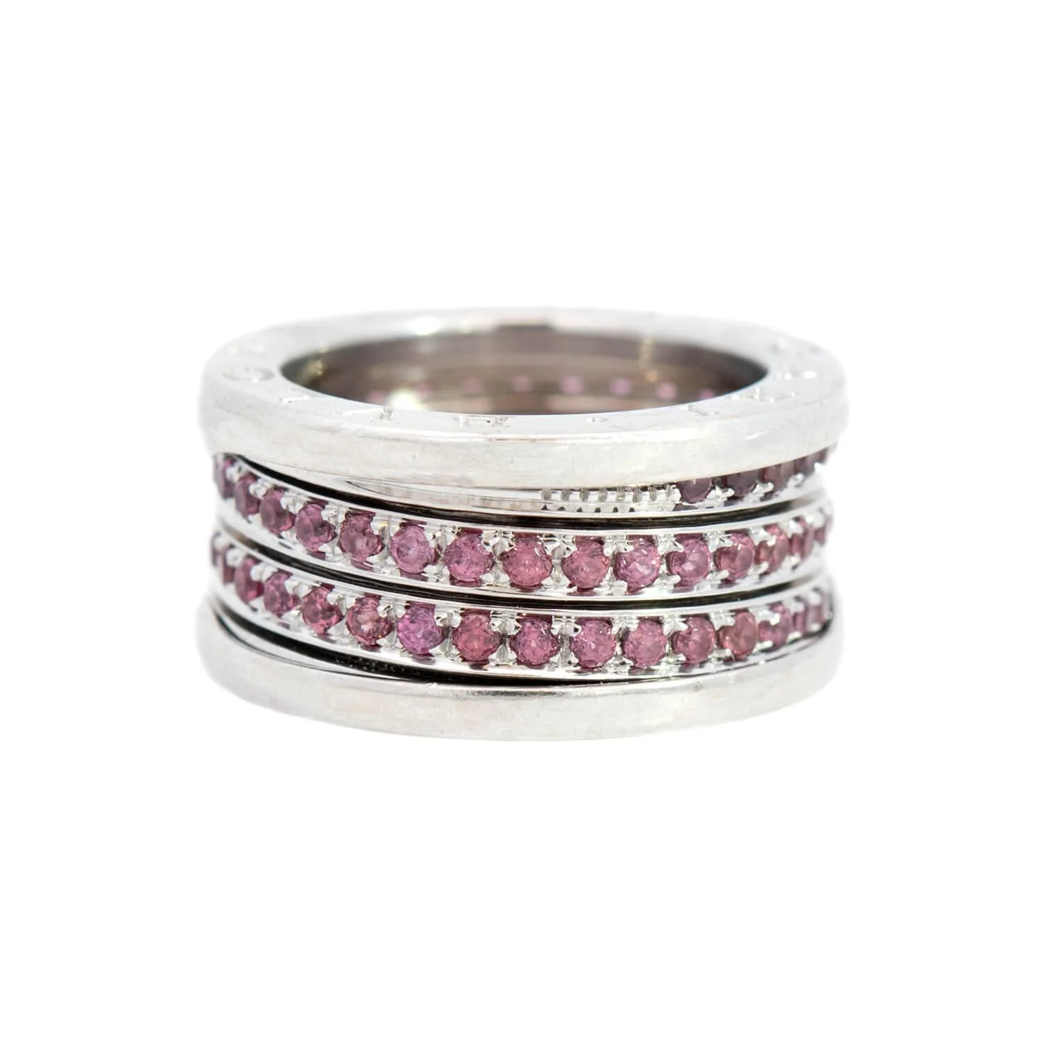 BULGARI Estate 18k Sapphire Ring - Image 3