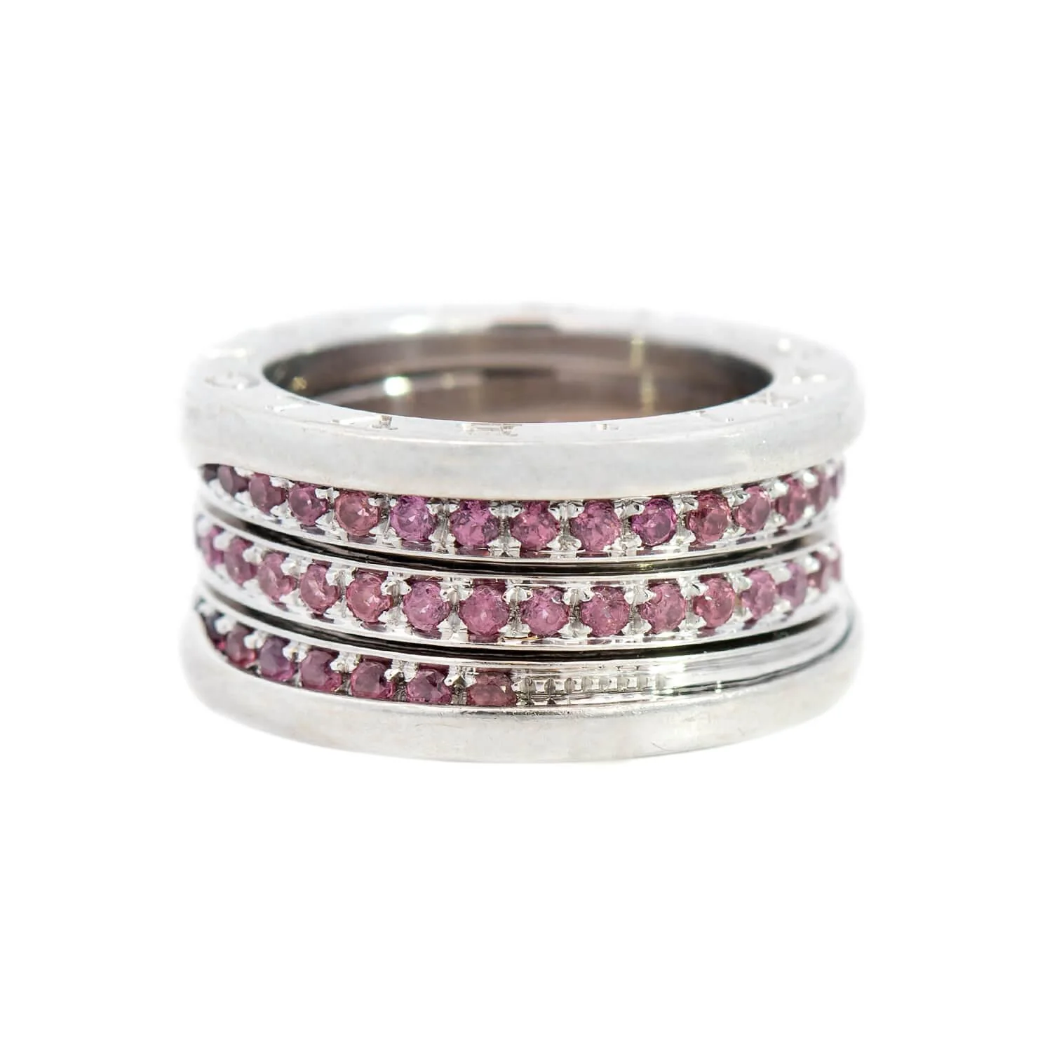 BULGARI Estate 18k Sapphire Ring - Image 4