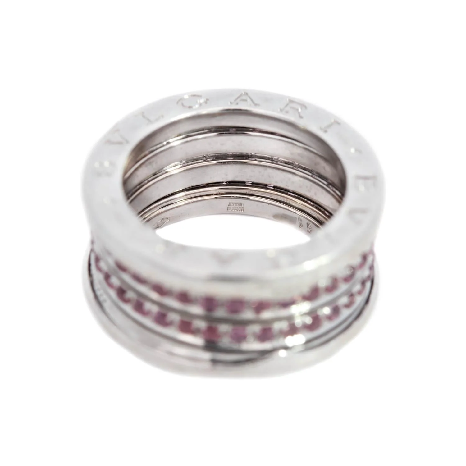 BULGARI Estate 18k Sapphire Ring - Image 7