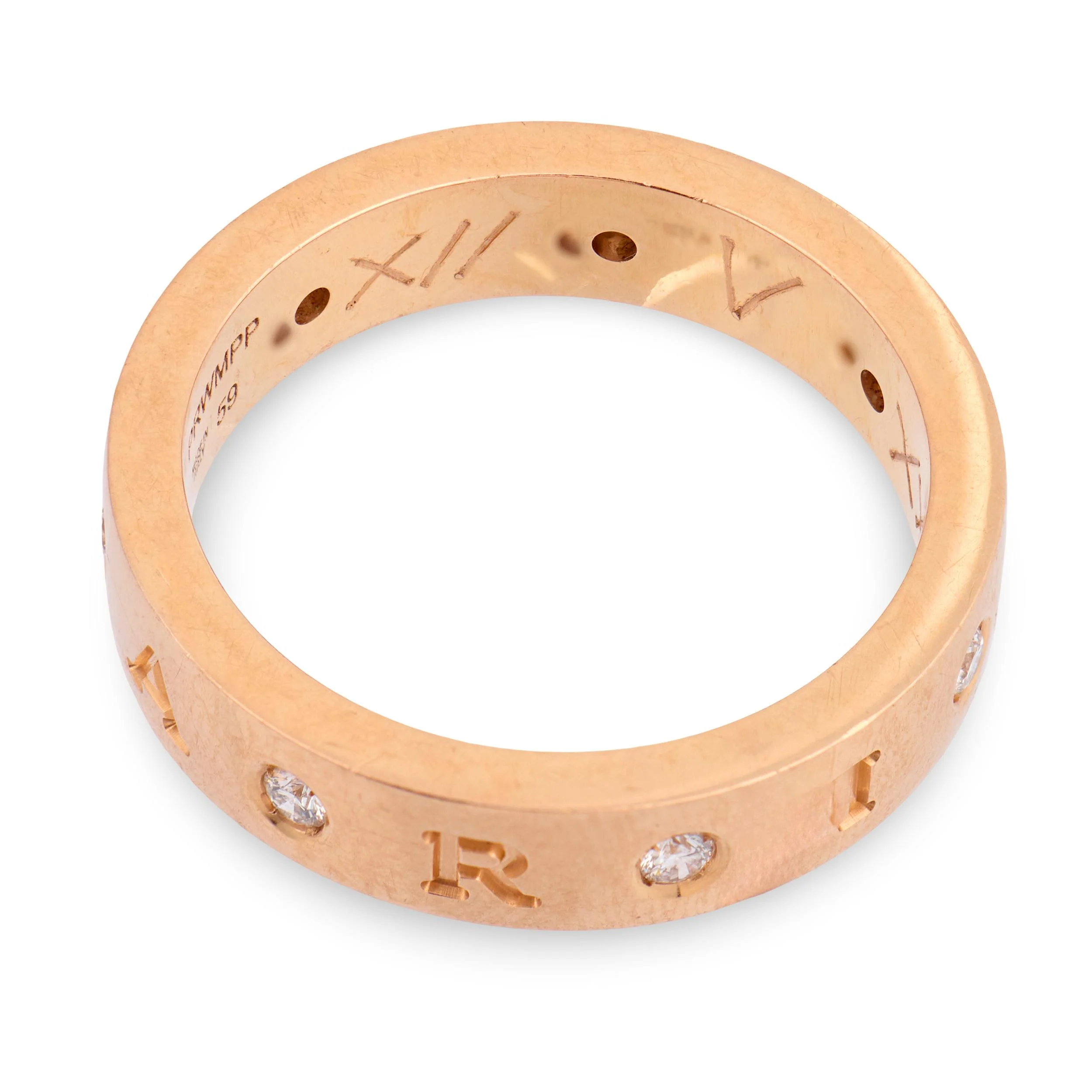 BVLGARI Estate Italian 18k Diamond "Roman Sorbet" Ring - Image 3