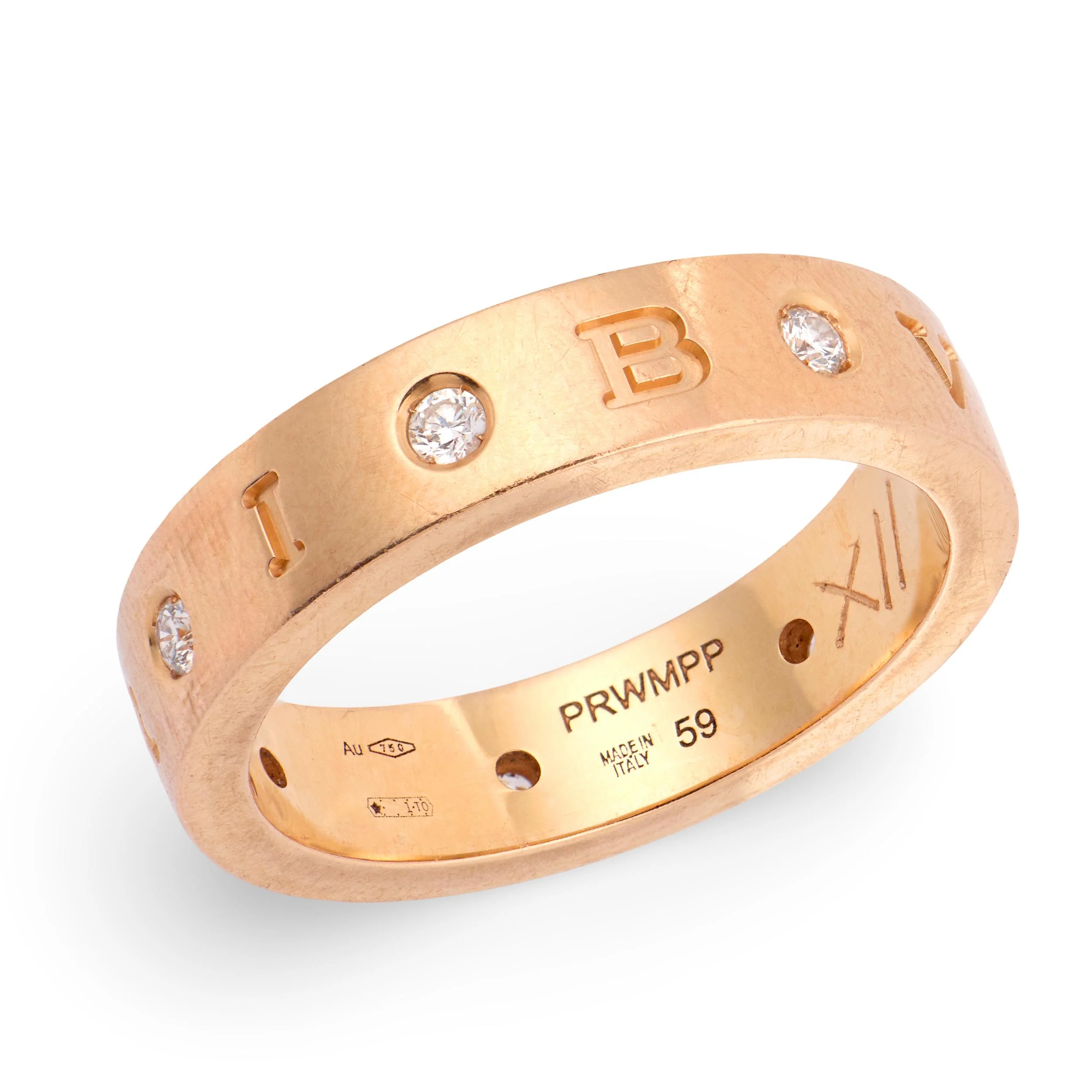 BVLGARI Estate Italian 18k Diamond "Roman Sorbet" Ring - Image 5