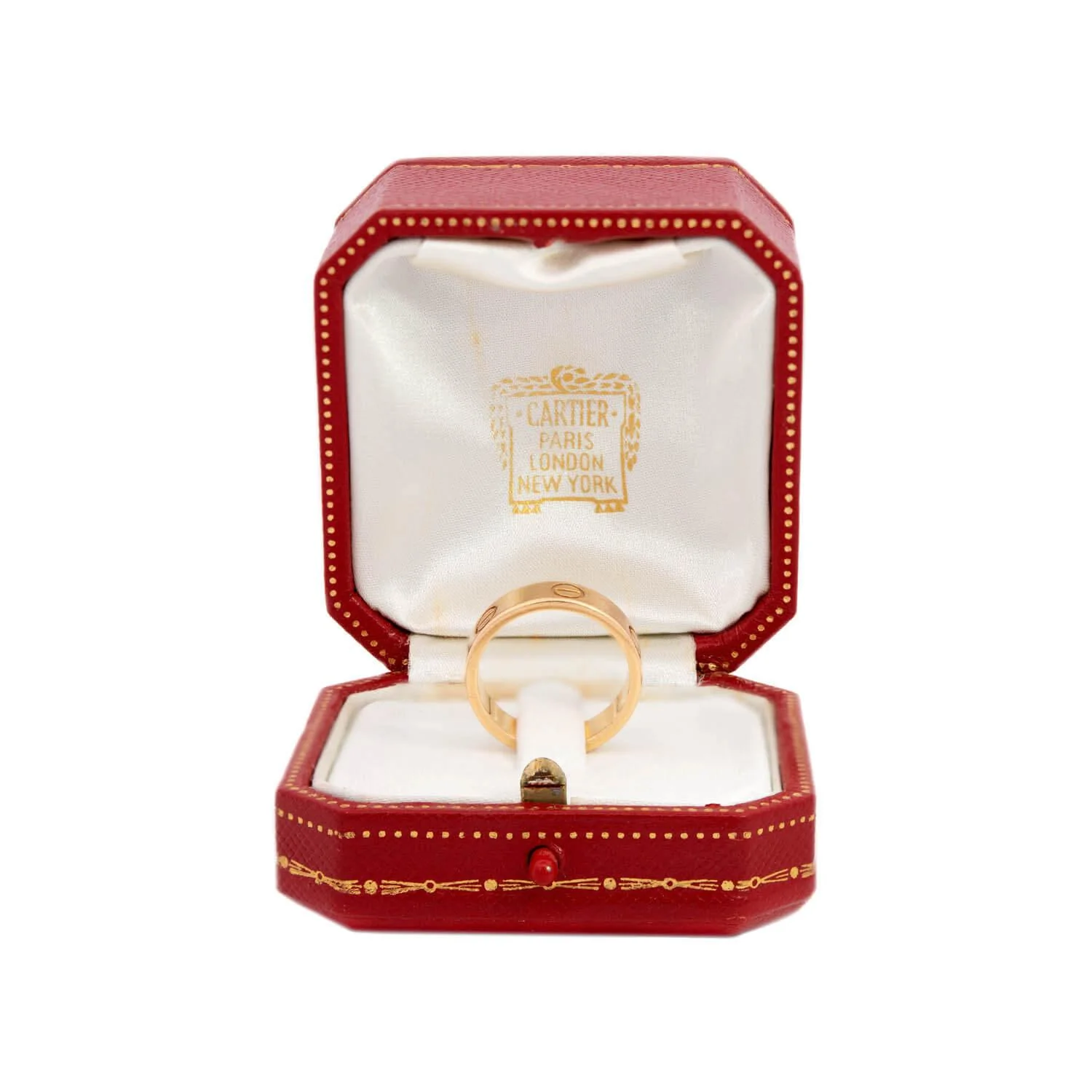 CARTIER Estate 18k Love Ring - Image 5