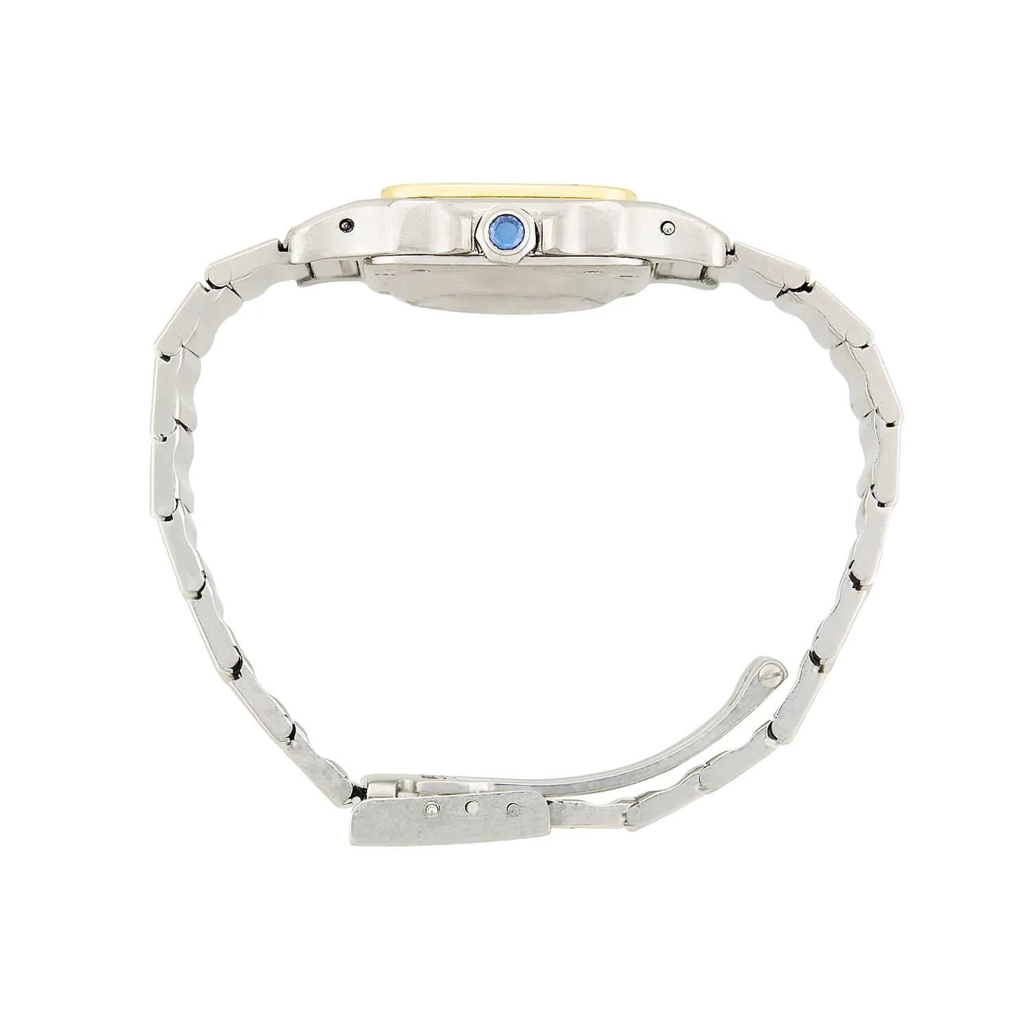CARTIER  Estate 18k/Stainless Steel Santos Two-Tone Ladies Watch - Image 3