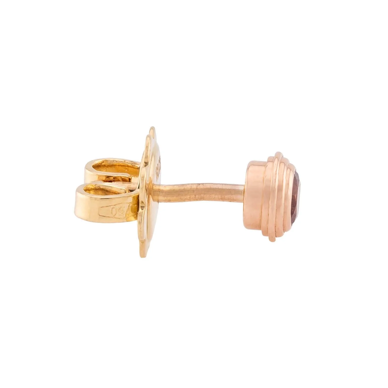 CARTIER Estate French 18k Sapphire Stud Earrings - Image 3