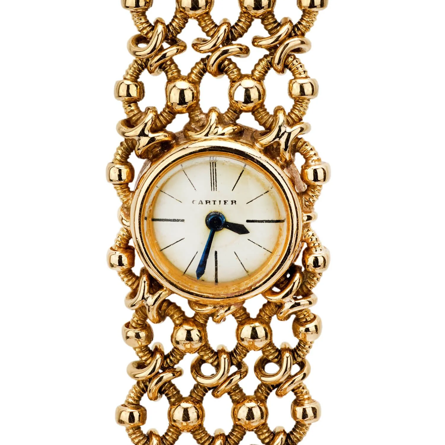 CARTIER Vintage Rare 18k Ladies Watch