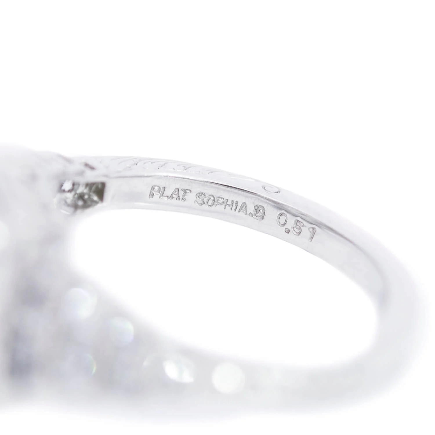 Art Deco Platinum Diamond Engagement Ring 5.09ct center - Image 6