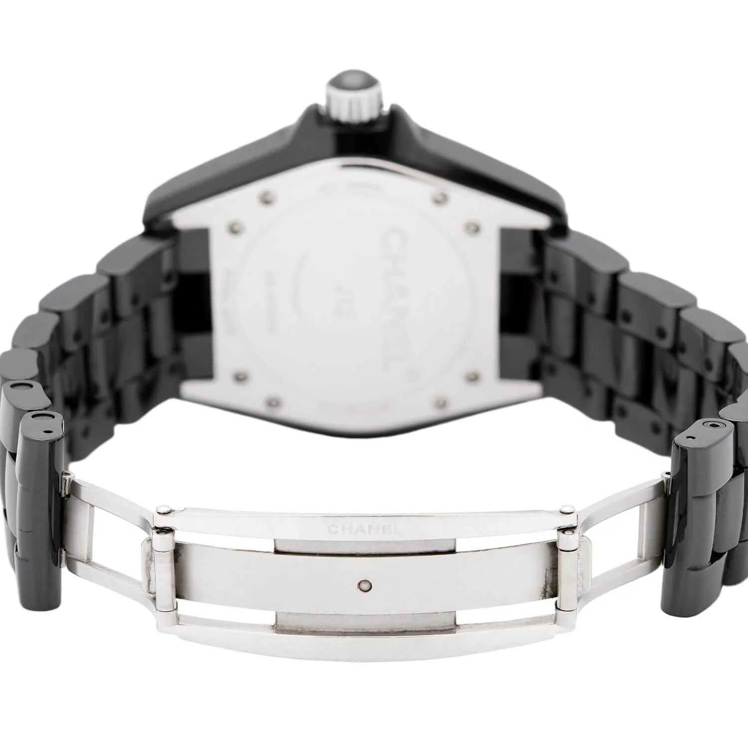 CHANEL Estate Stainless Steel Black Ceramic J12 Woman's Watch - Image 7