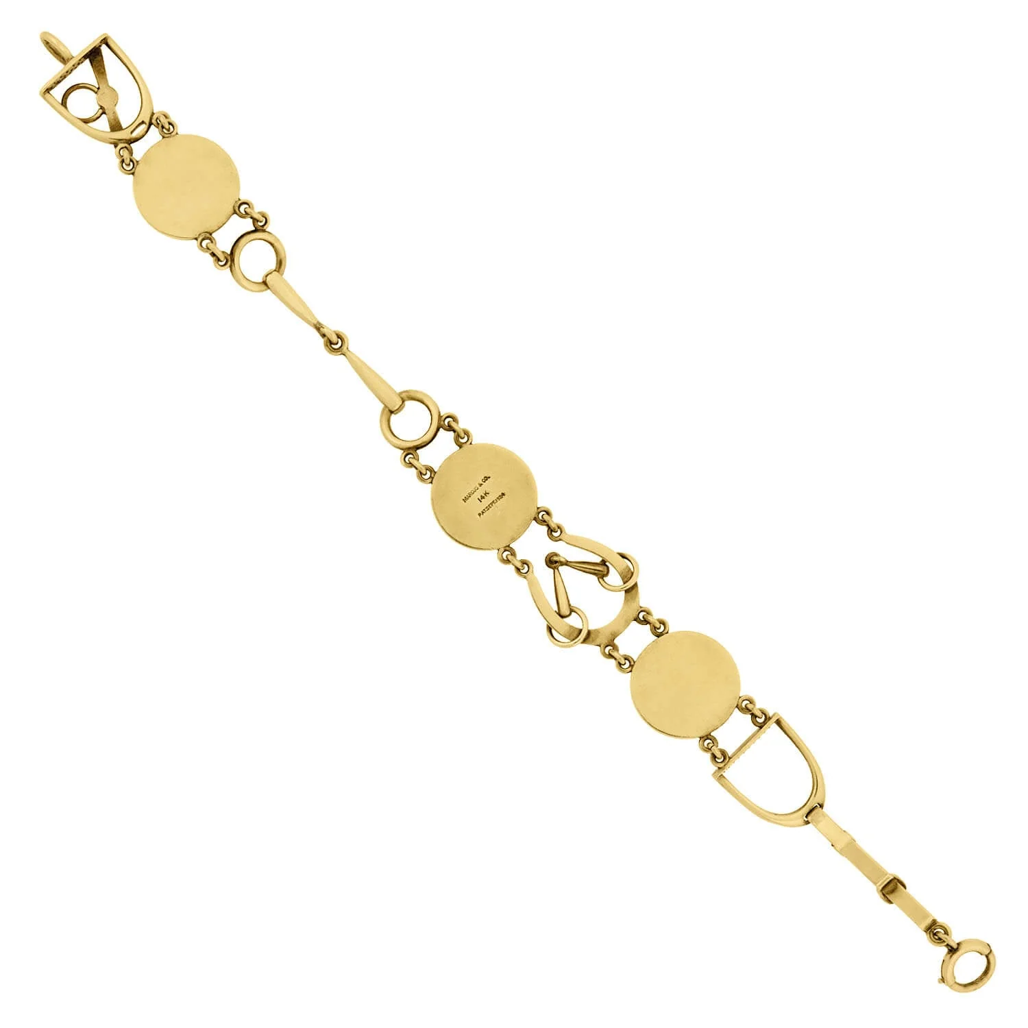 MARCUS & CO. Art Deco 14k Essex Crystal Bracelet - Image 5