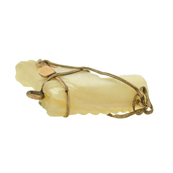 Victorian Gold-Filled Mother of Pearl Horse Fob/Pendant - Image 4