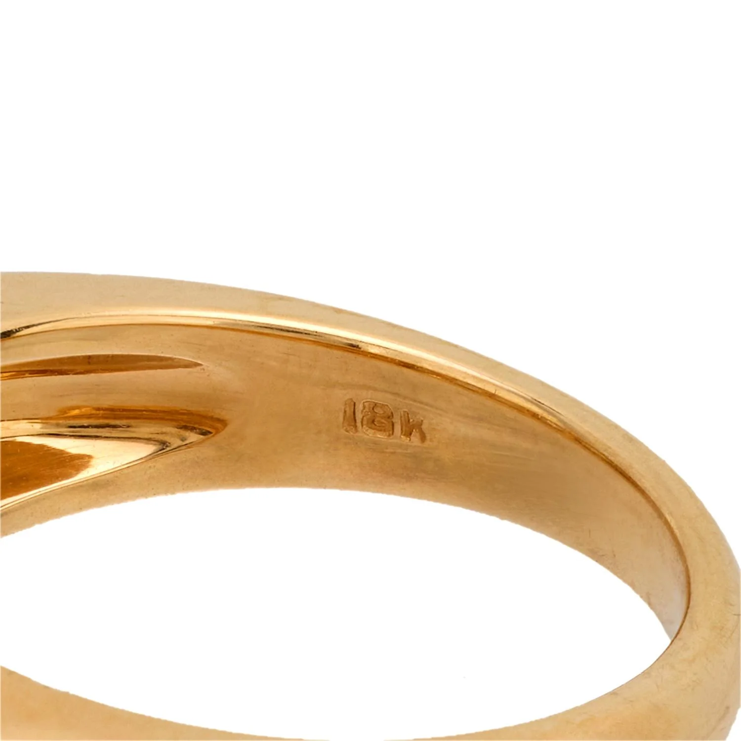 Retro 18k Diamond Asscher Cut Five-Stone Ring - Image 6