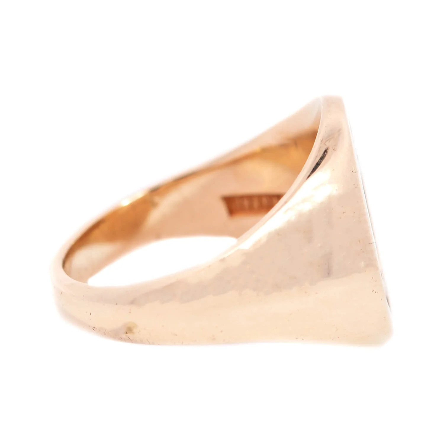TIFFANY & Co Edwardian 14kt Family Crest Signet Ring - Image 2