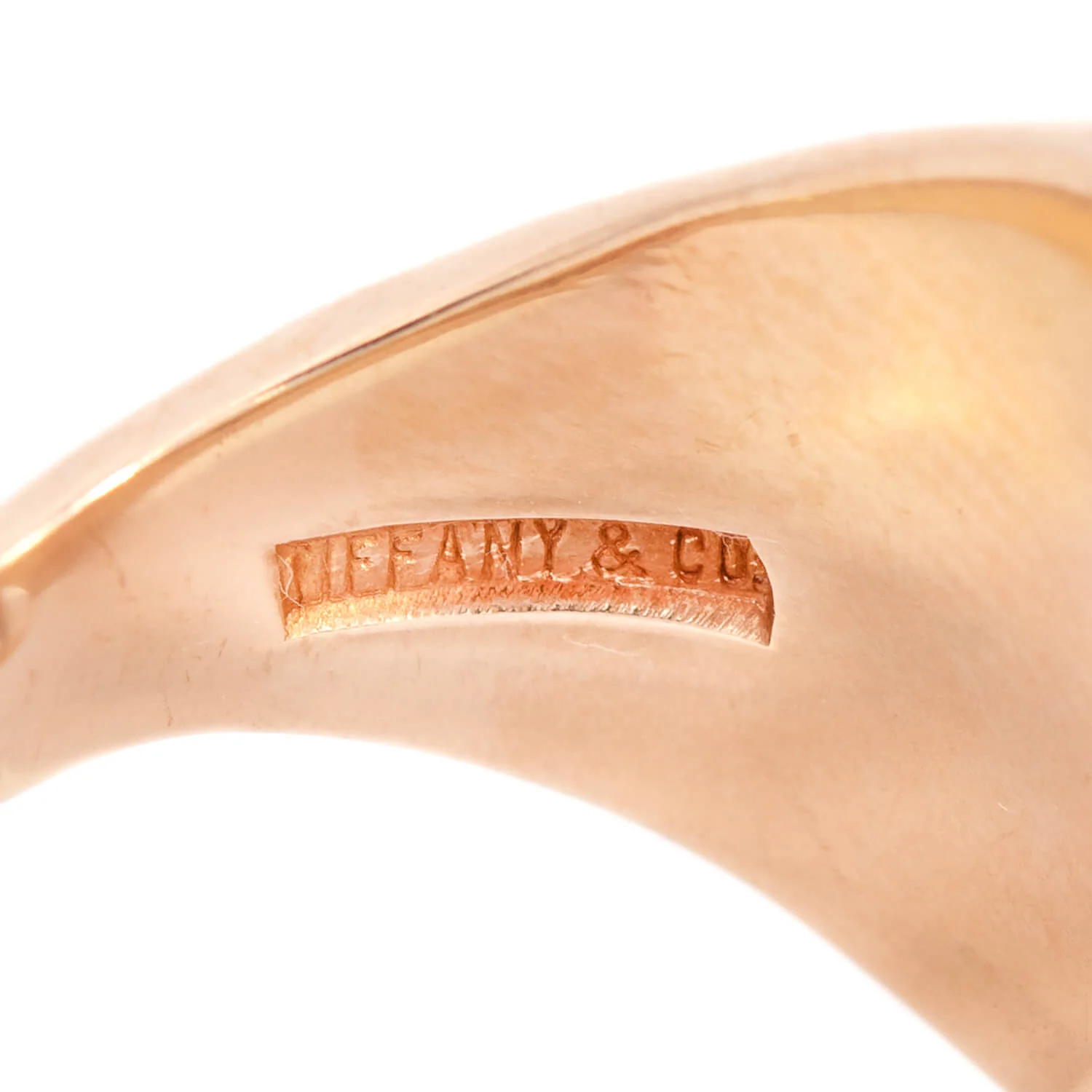 TIFFANY & Co Edwardian 14kt Family Crest Signet Ring - Image 5