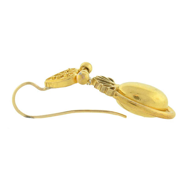 Victorian 15kt Etruscan Dangling Earrings - Image 5