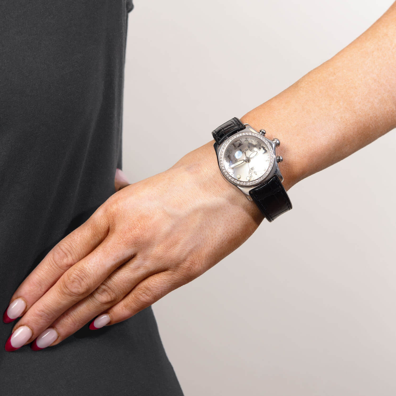 CORUM Estate Stainless Steel Diamond Ladies "Bubble Watch" - Image 7