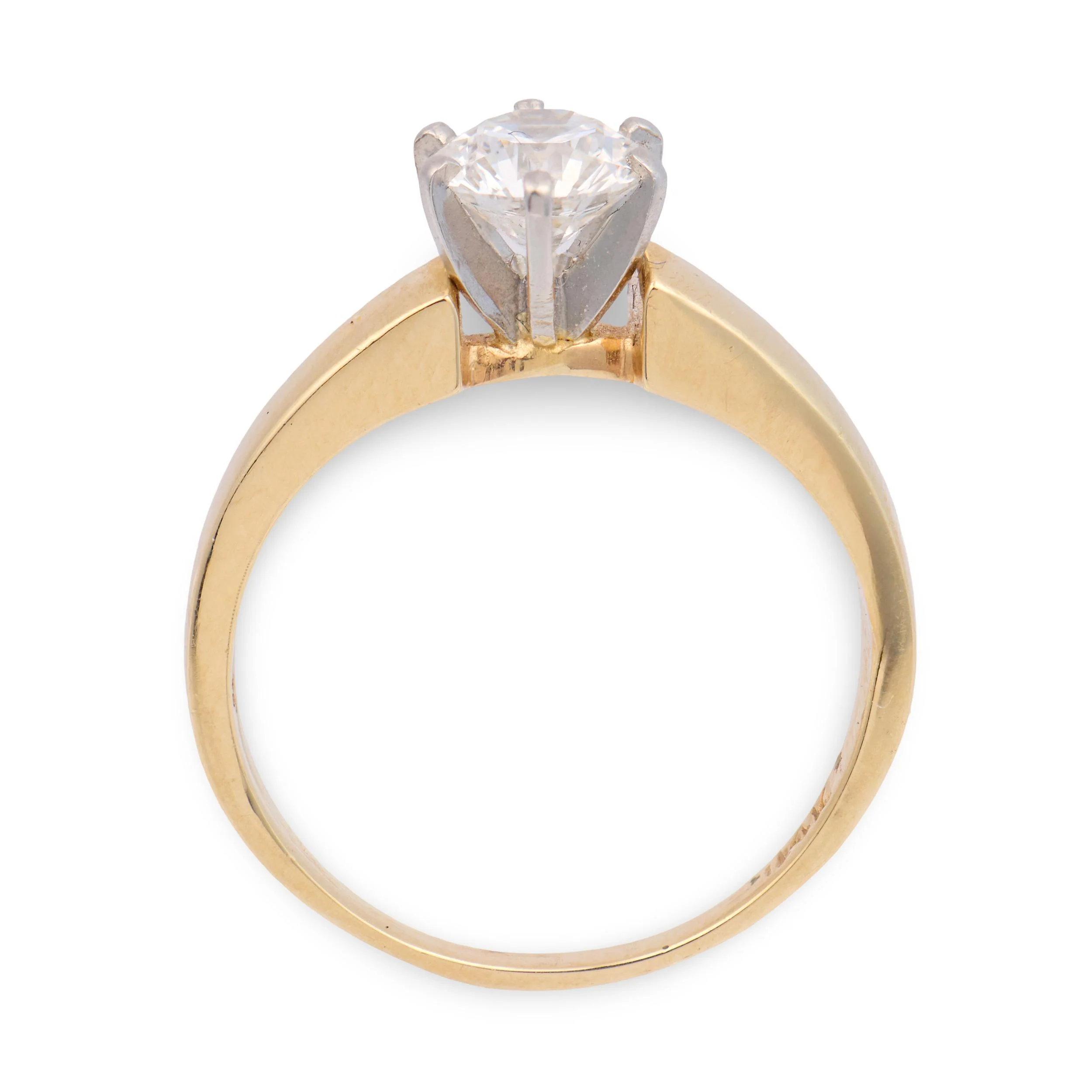 DERCO 14k Victorian Diamond Engagement Ring .80ct - Image 4