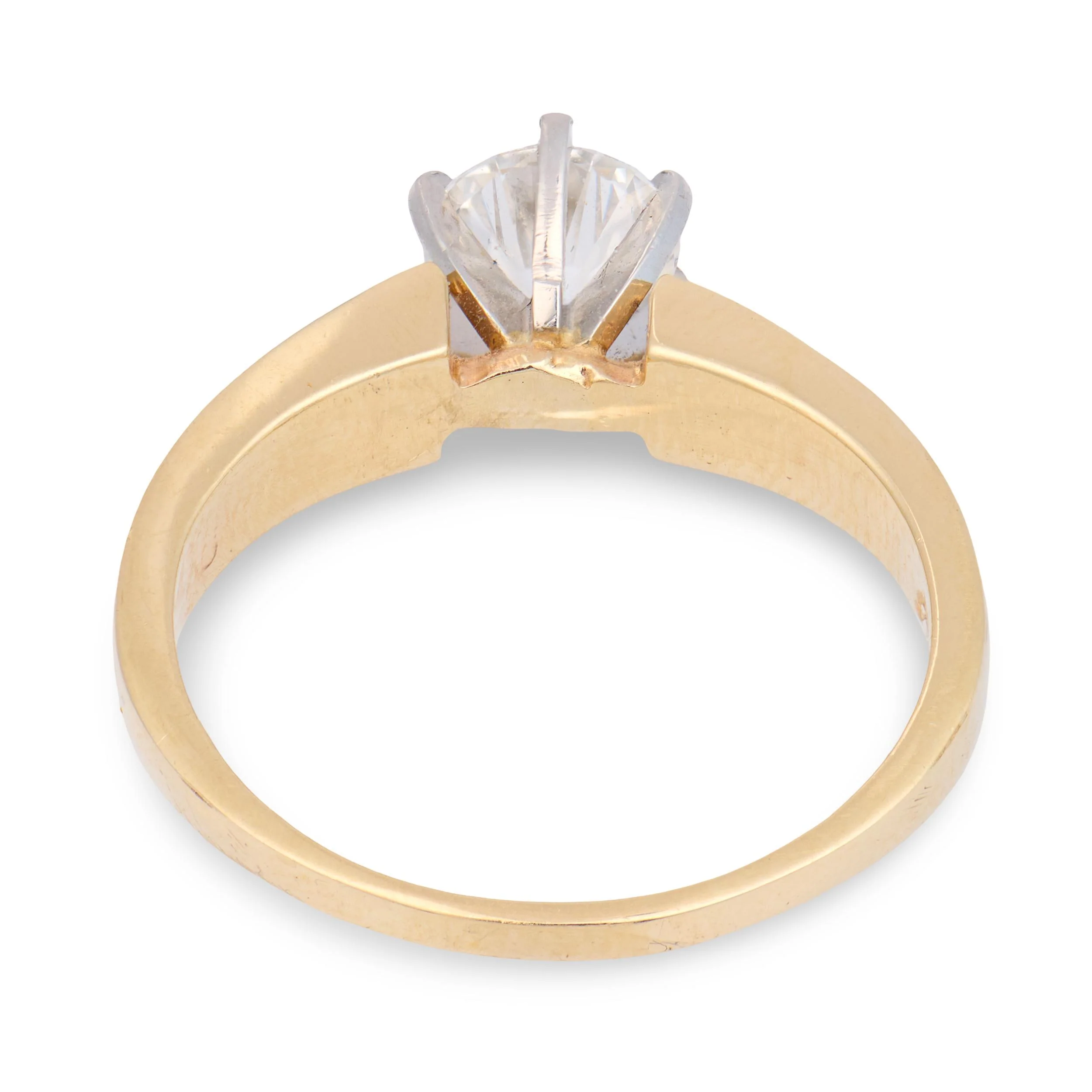 DERCO 14k Victorian Diamond Engagement Ring .80ct - Image 5