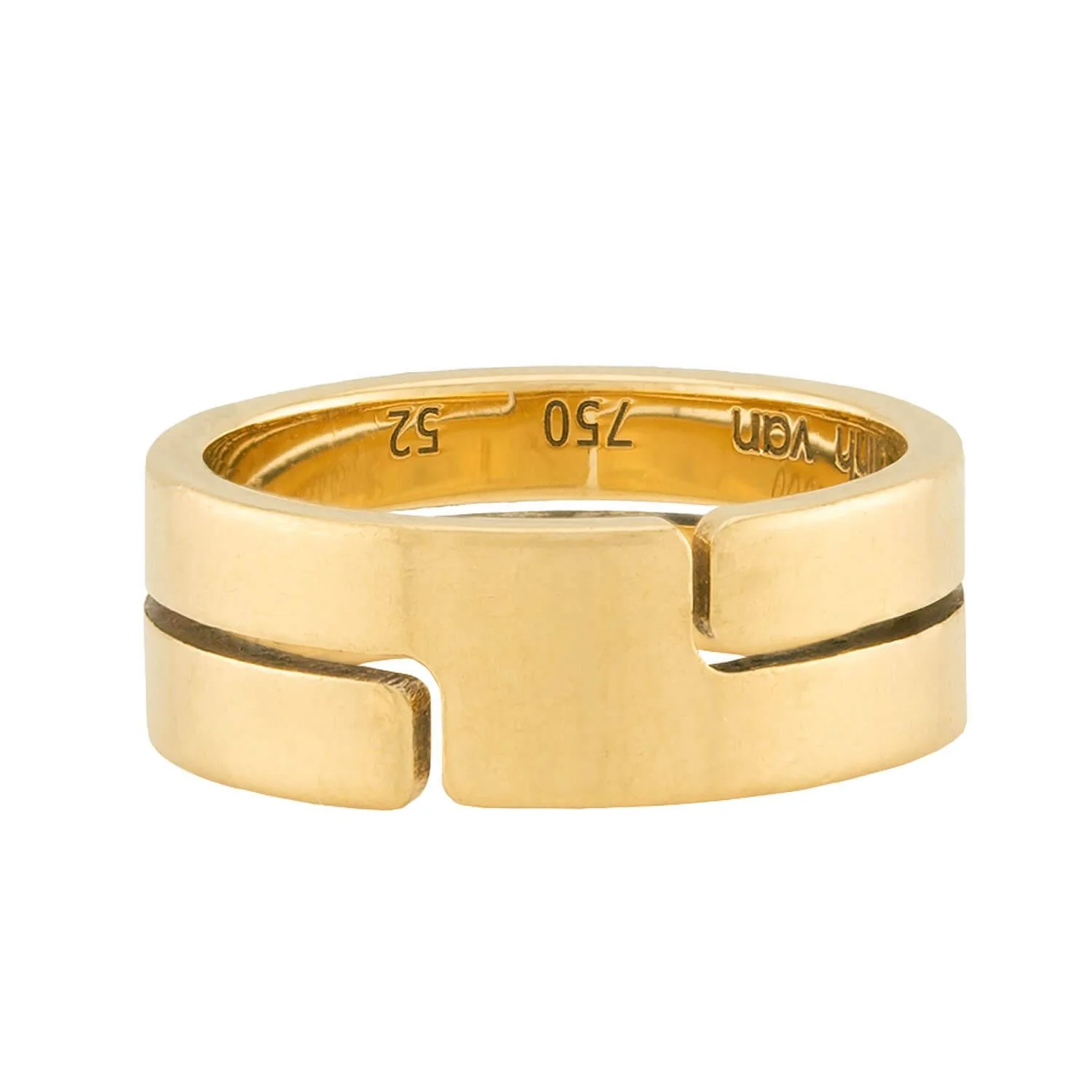 DINH VAN Vintage 18k Band - Image 2