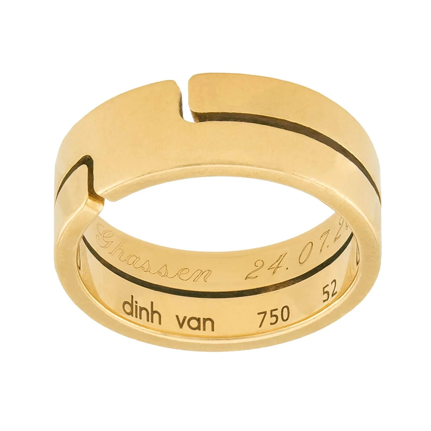 DINH VAN Vintage 18k Band - Image 5