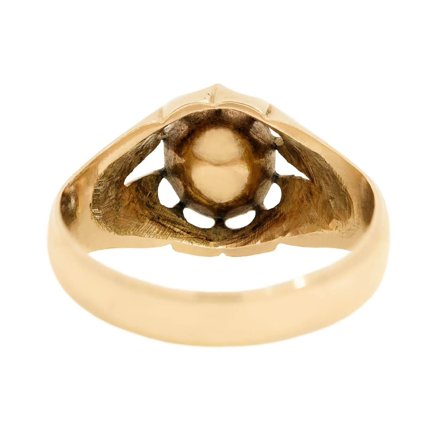 Early Victorian 15k Rose Cut Diamond Engagement Ring 0.85ct - Image 5