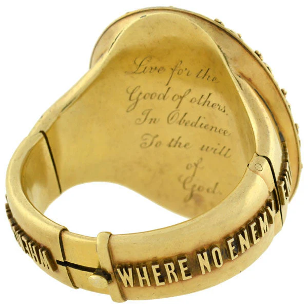 Early Victorian Huge Silver Gilt Anchor Bracelet - Image 5