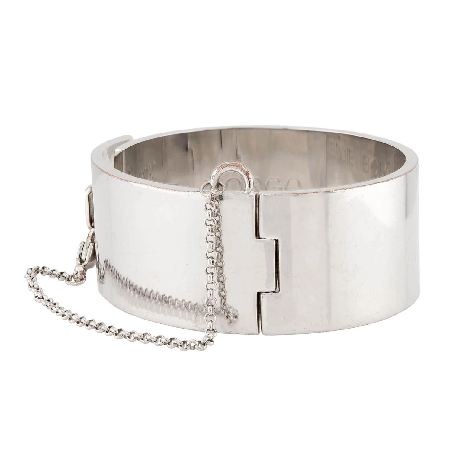 EDDIE BROGO Estate Sterling Silver Bangle - Image 2