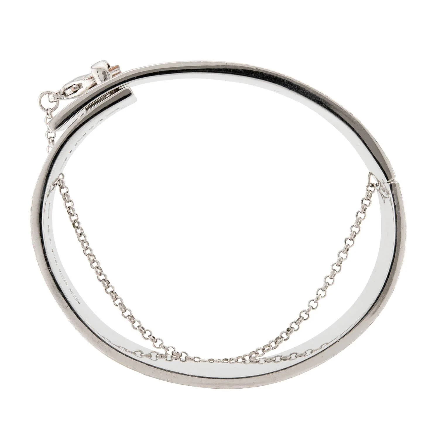EDDIE BROGO Estate Sterling Silver Bangle - Image 3