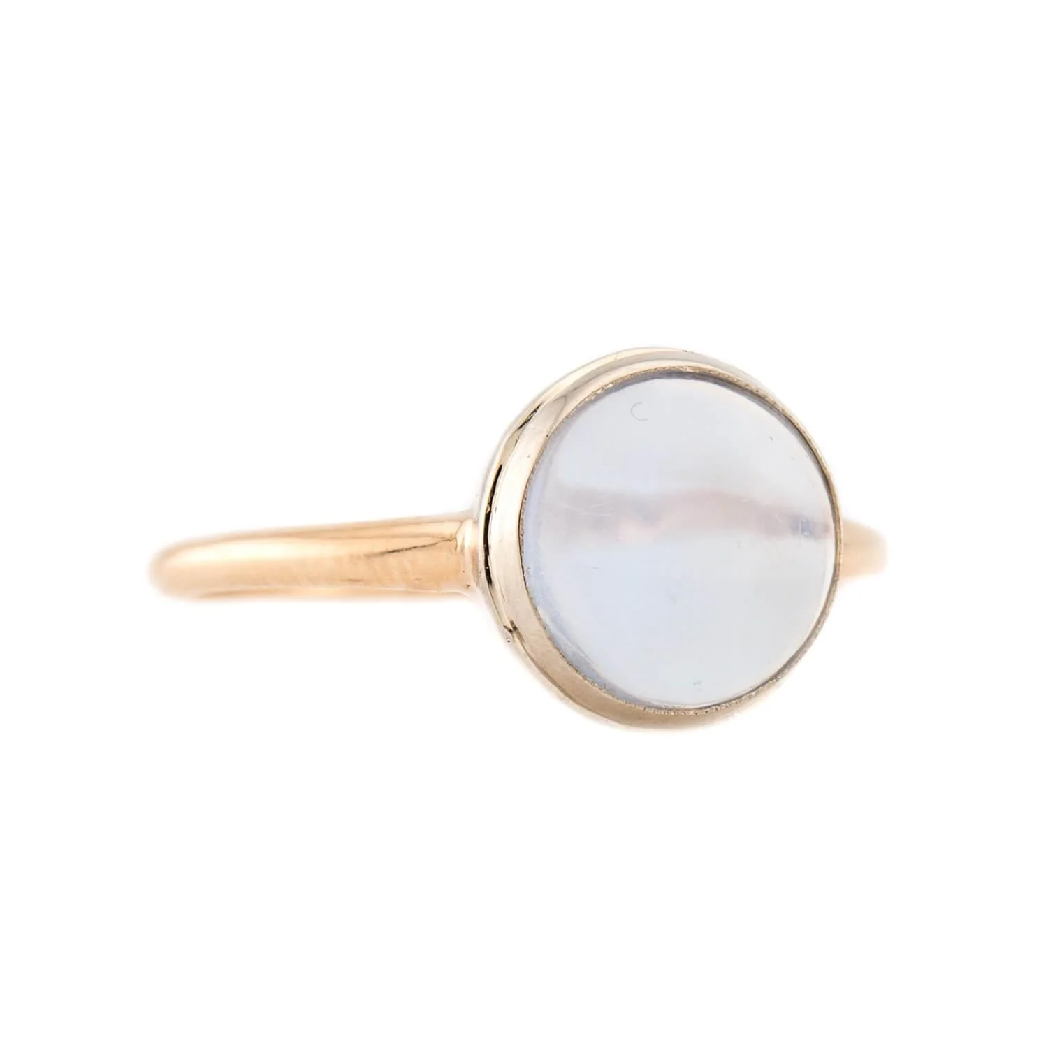 Edwardian 10k Moonstone Ring - Image 2