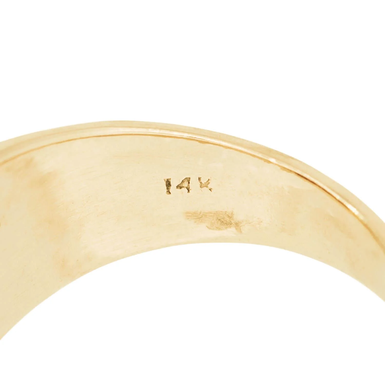 Edwardian 14K Star Sapphire Flush Mount Ring - Image 6