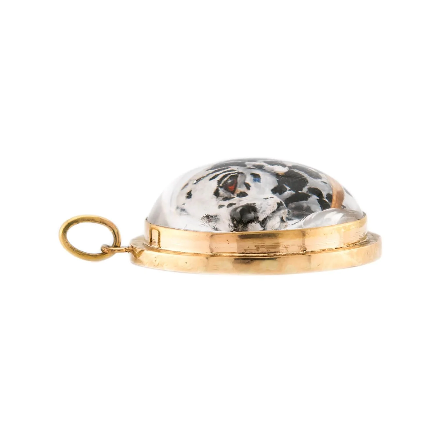Edwardian 15k Essex Crystal "Dalmatian" Pendant - Image 2