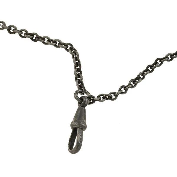 Edwardian Berlin Iron Muff Chain with "Eiserne Zeit 1916" Medallion Slide 65" - Image 5