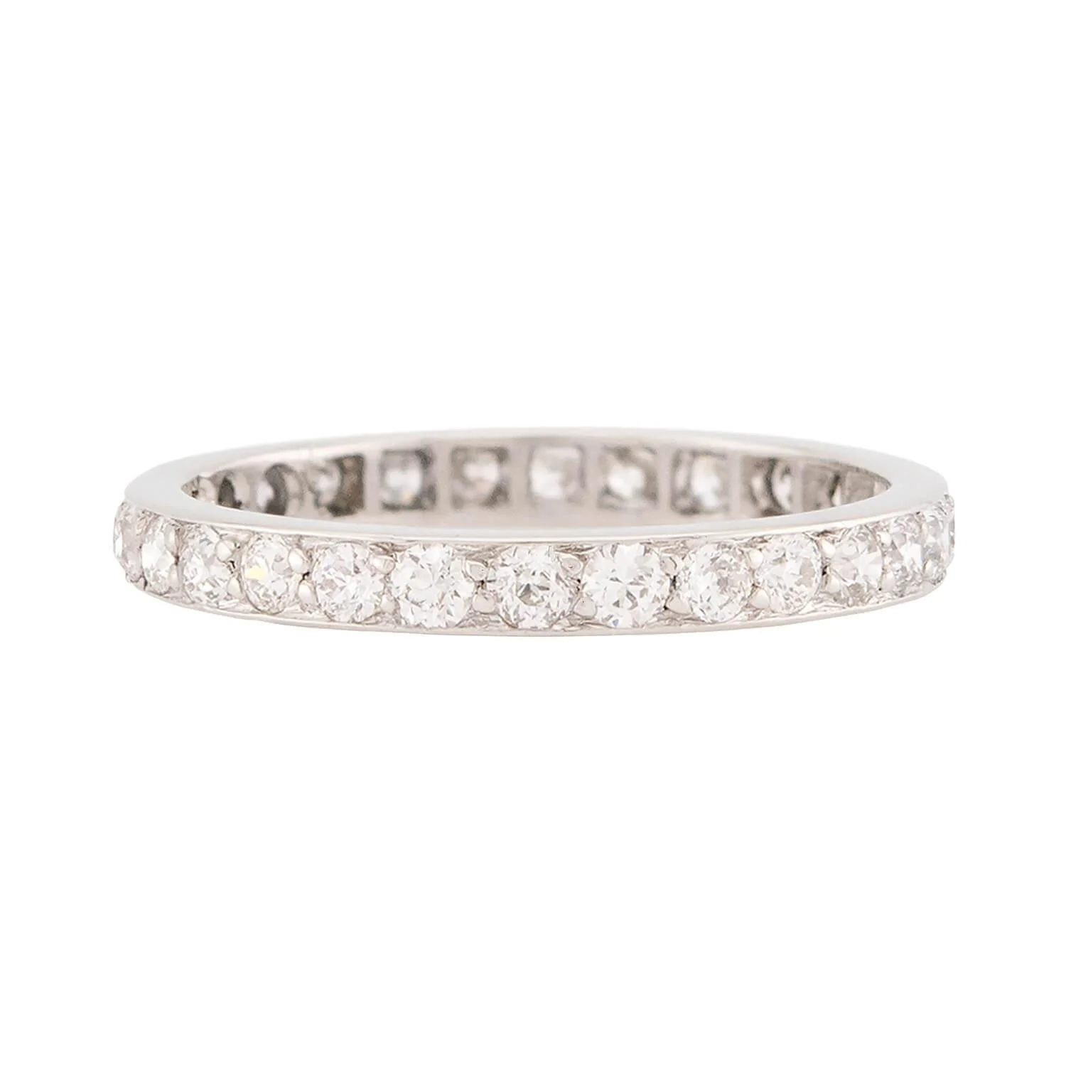 Edwardian Platinum Diamond Eternity Band - Image 2
