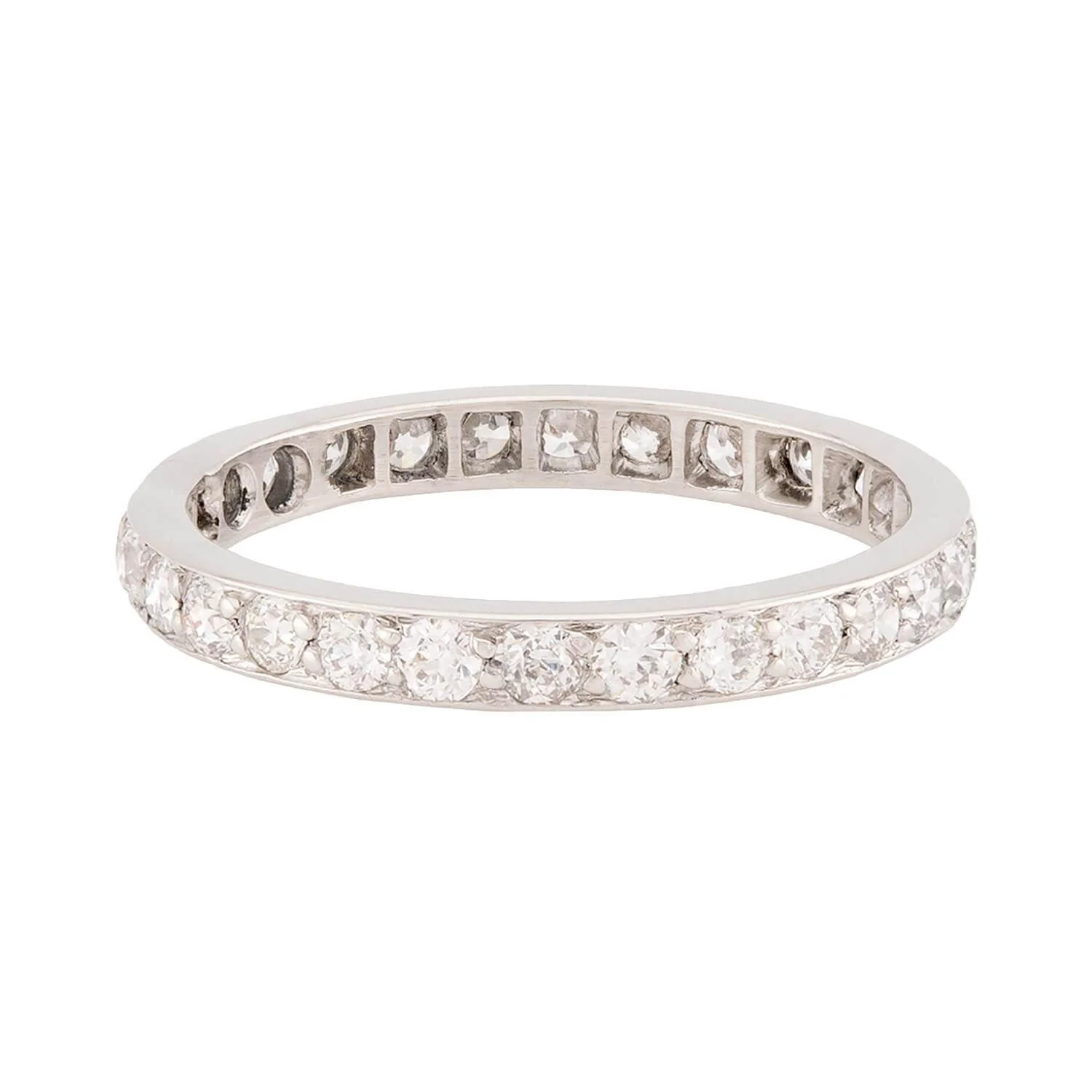 Edwardian Platinum Diamond Eternity Band - Image 3