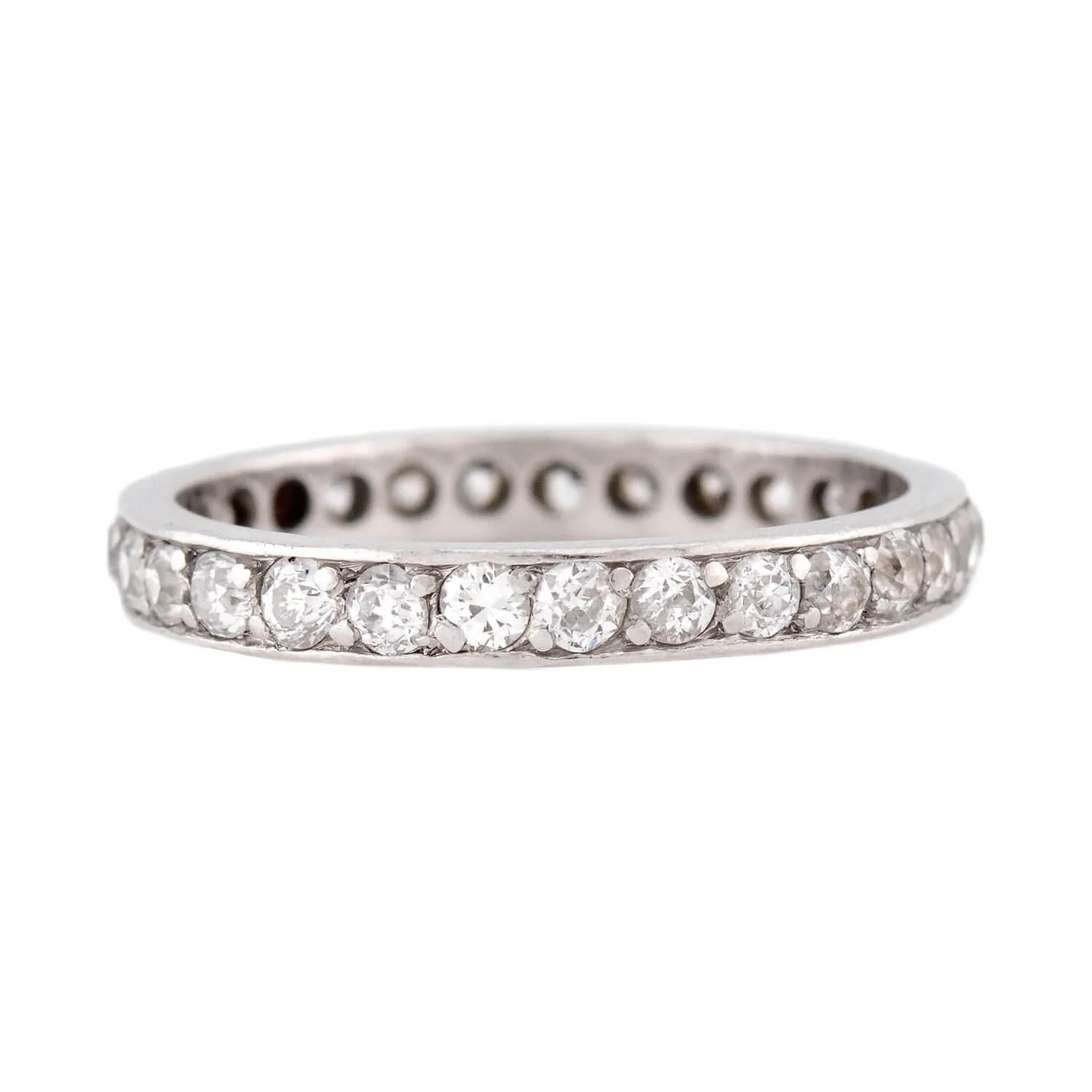 Edwardian Platinum Diamond Eternity Band - Image 2