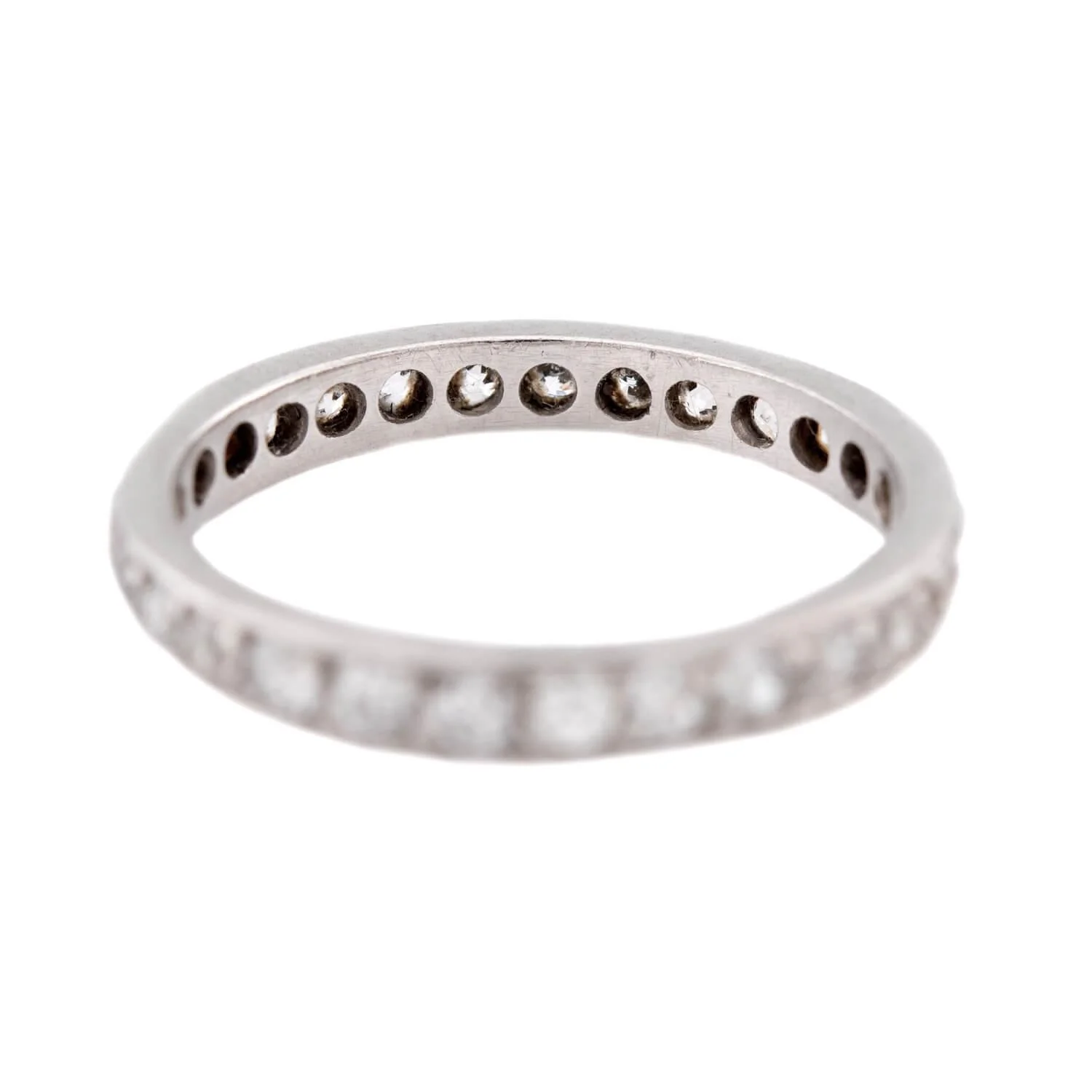 Edwardian Platinum Diamond Eternity Band - Image 4