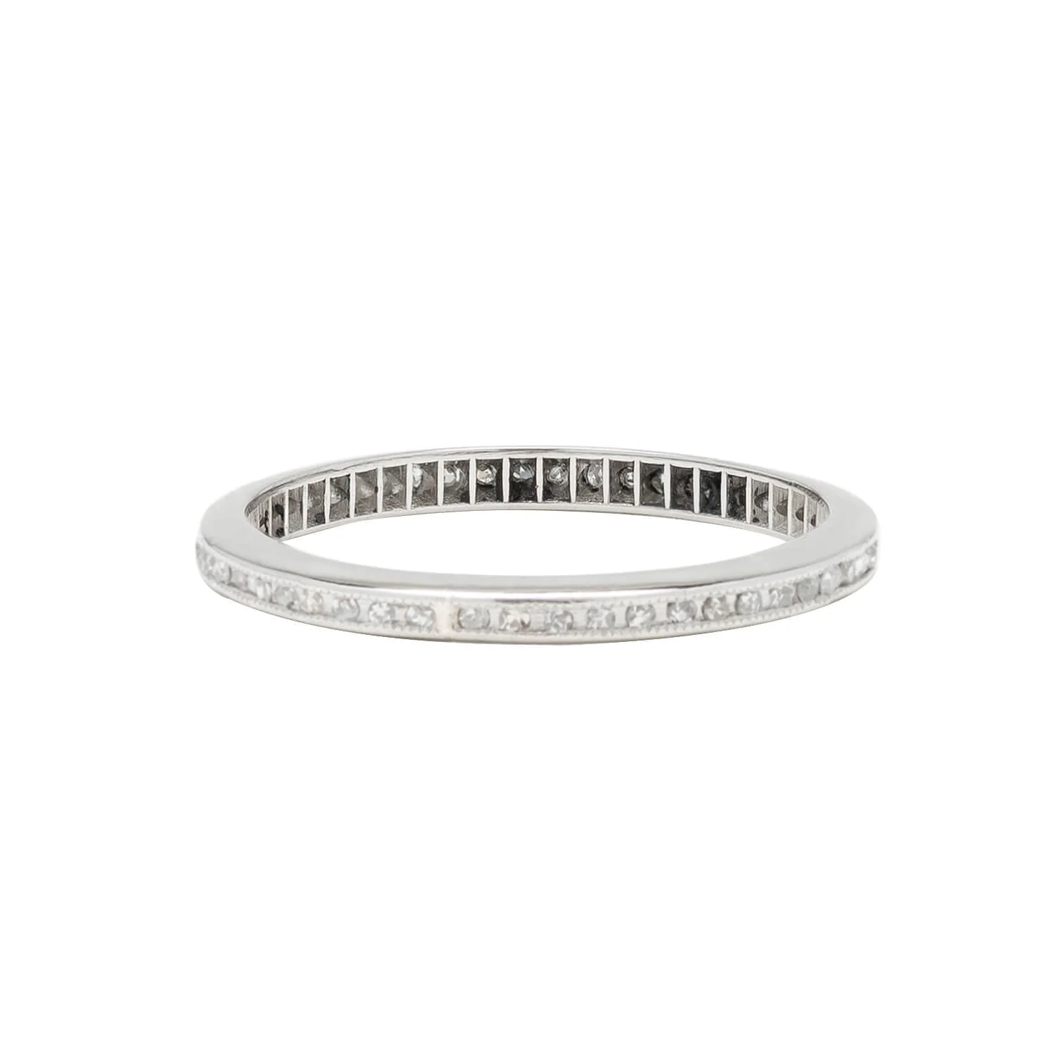 Edwardian Platinum Diamond Eternity Band - Image 4