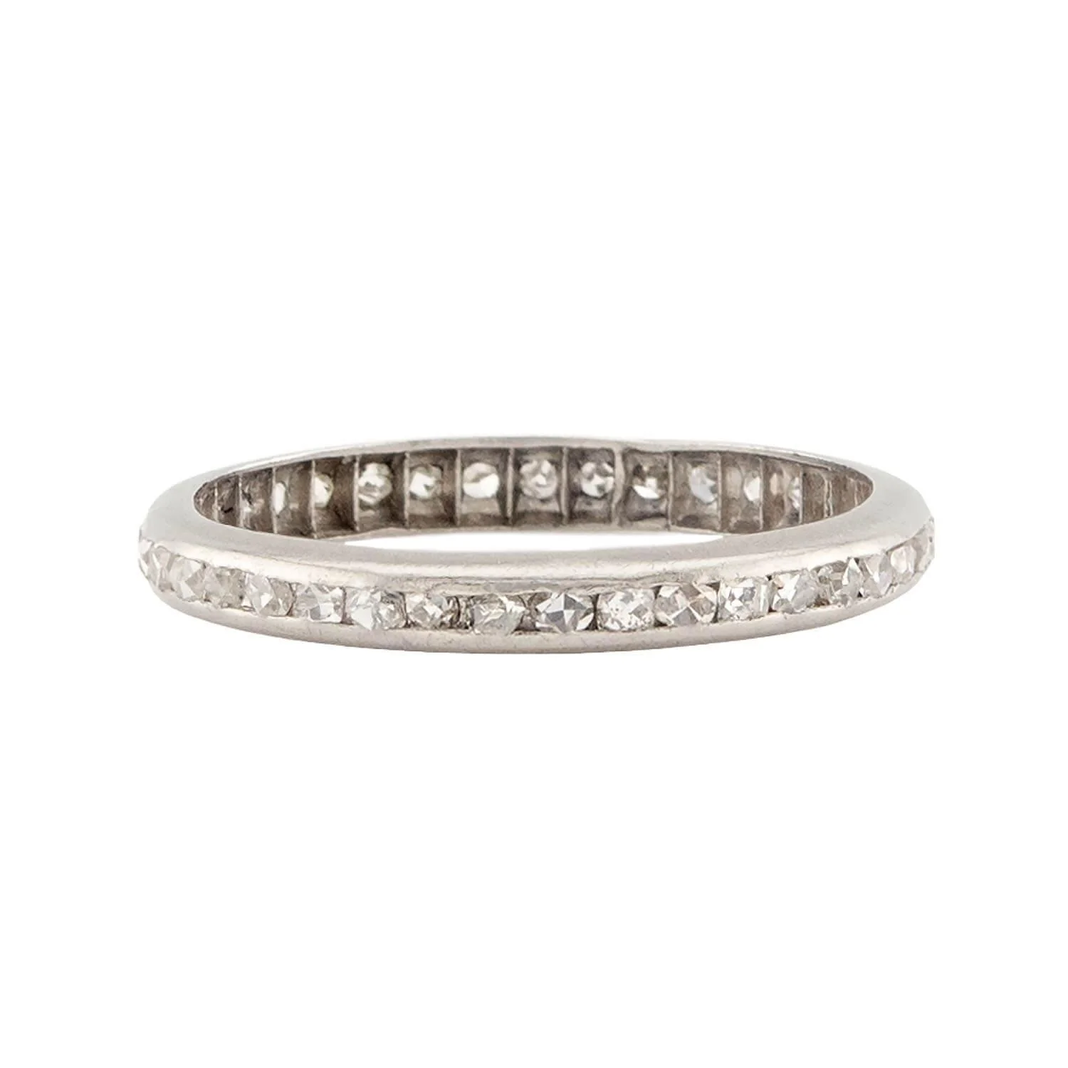 Edwardian Platinum Diamond Eternity Band - Image 2