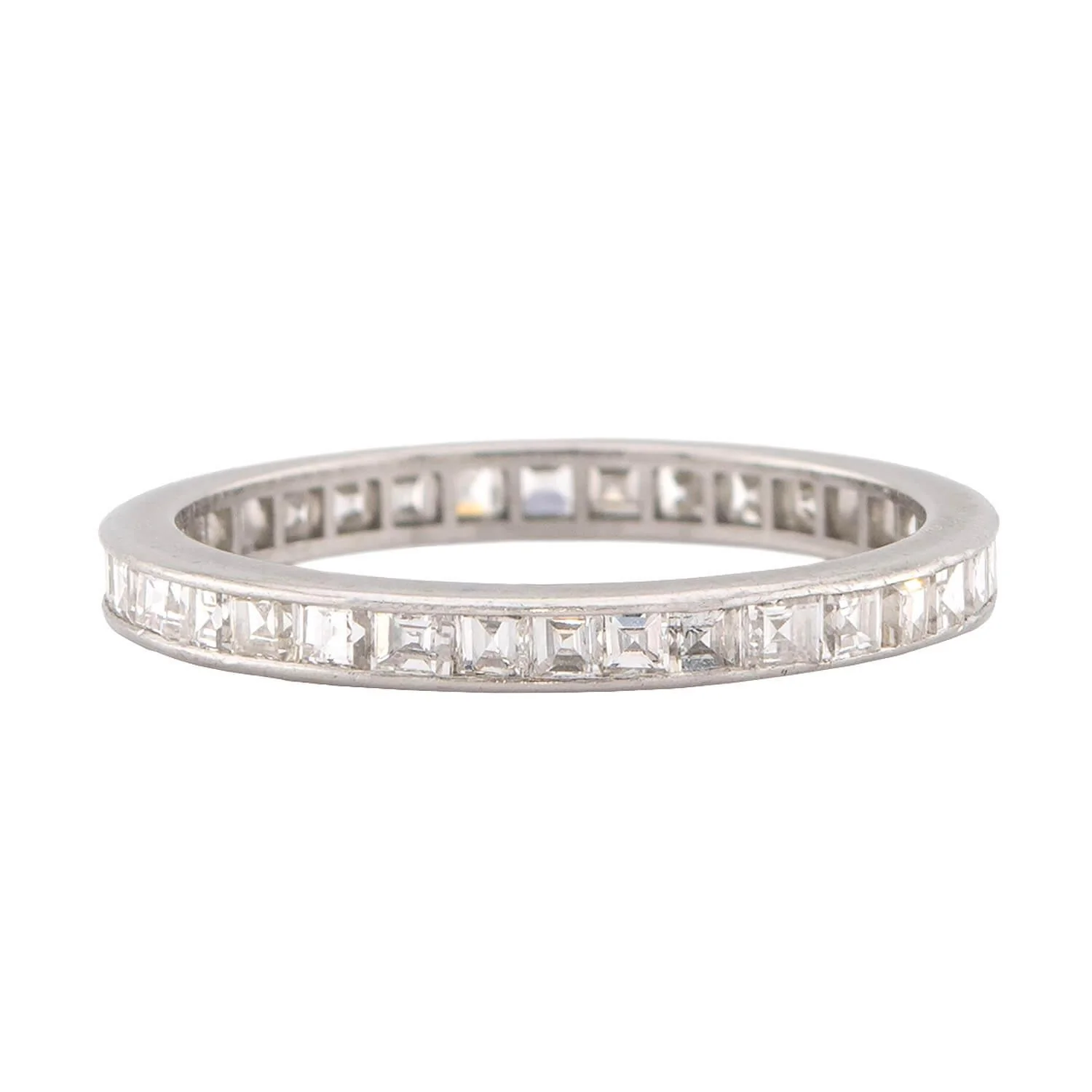 Edwardian Platinum Diamond Eternity Band - Image 2