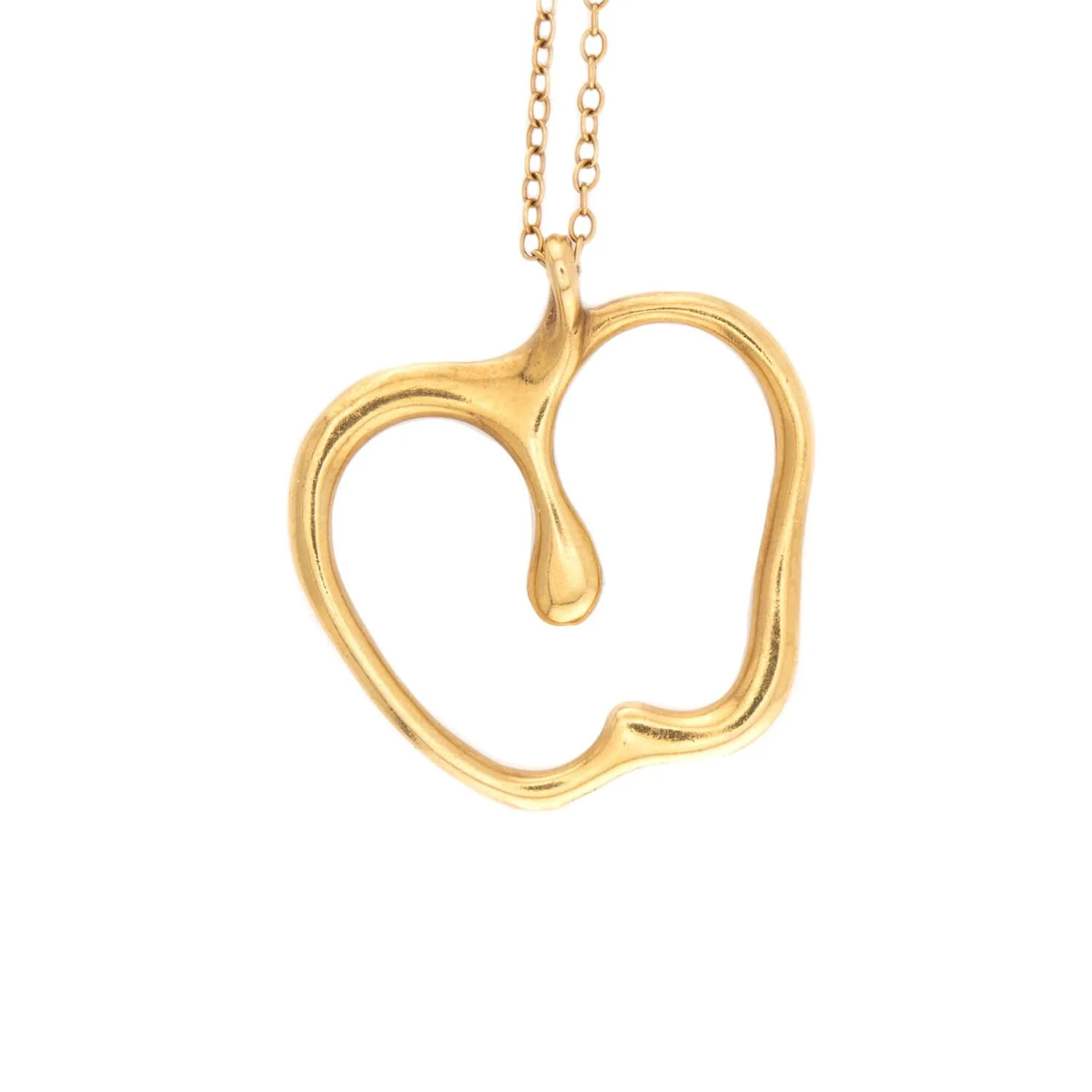 ELSA PERETTI for TIFFANY & CO. Estate 18k Apple Pendant Necklace - Image 4