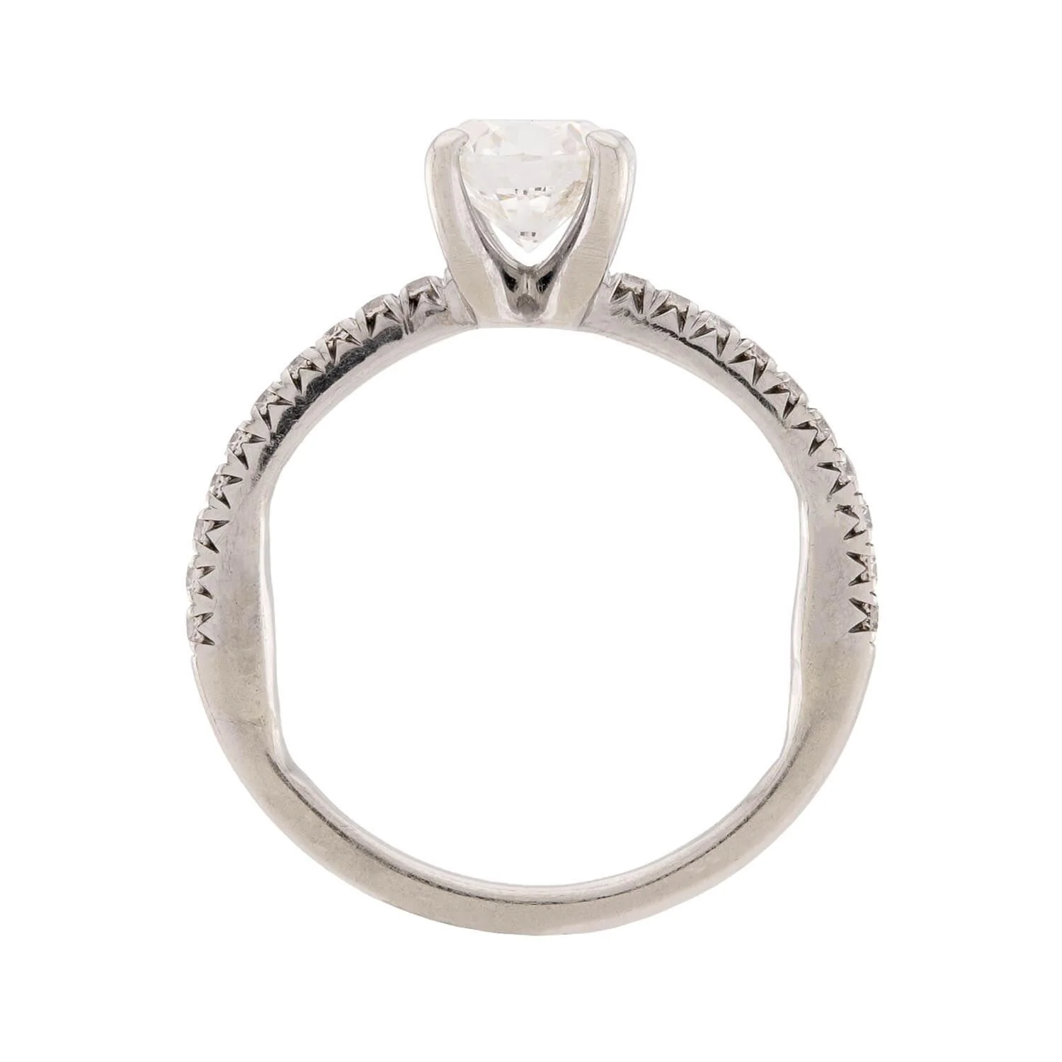 Estate 14k Diamond Engagement Ring 0.96ct - Image 4