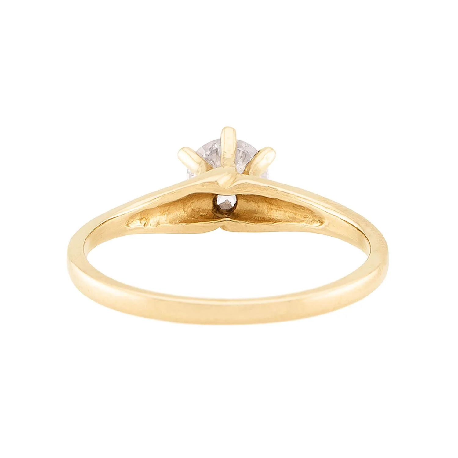 Estate 14k Diamond Engagement Ring .54ct - Image 5