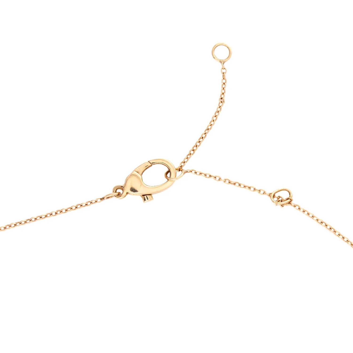 Estate 14k Diamond Horn Pendant Necklace - Image 5