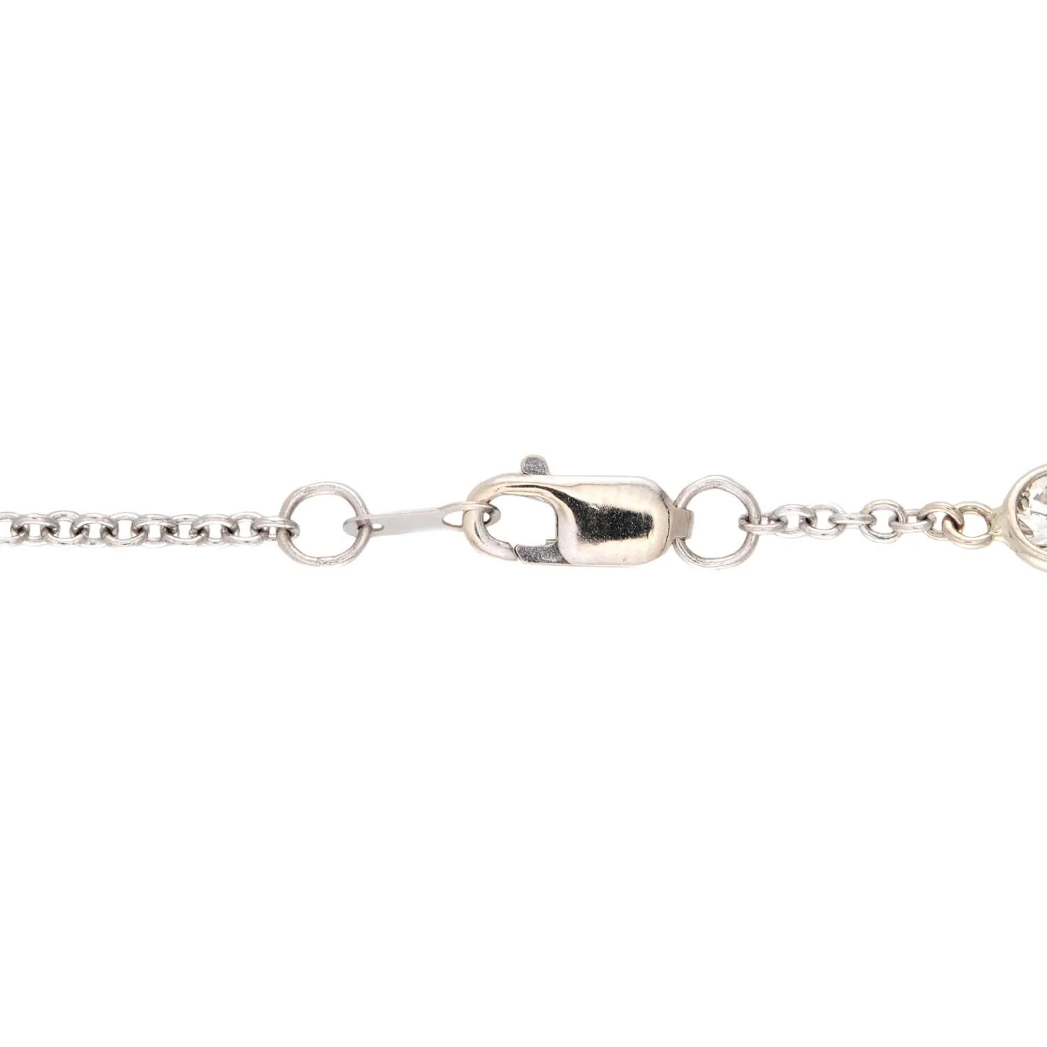 Estate 14k "Diamonds-by-the-Yard" Chain Necklace - Image 4