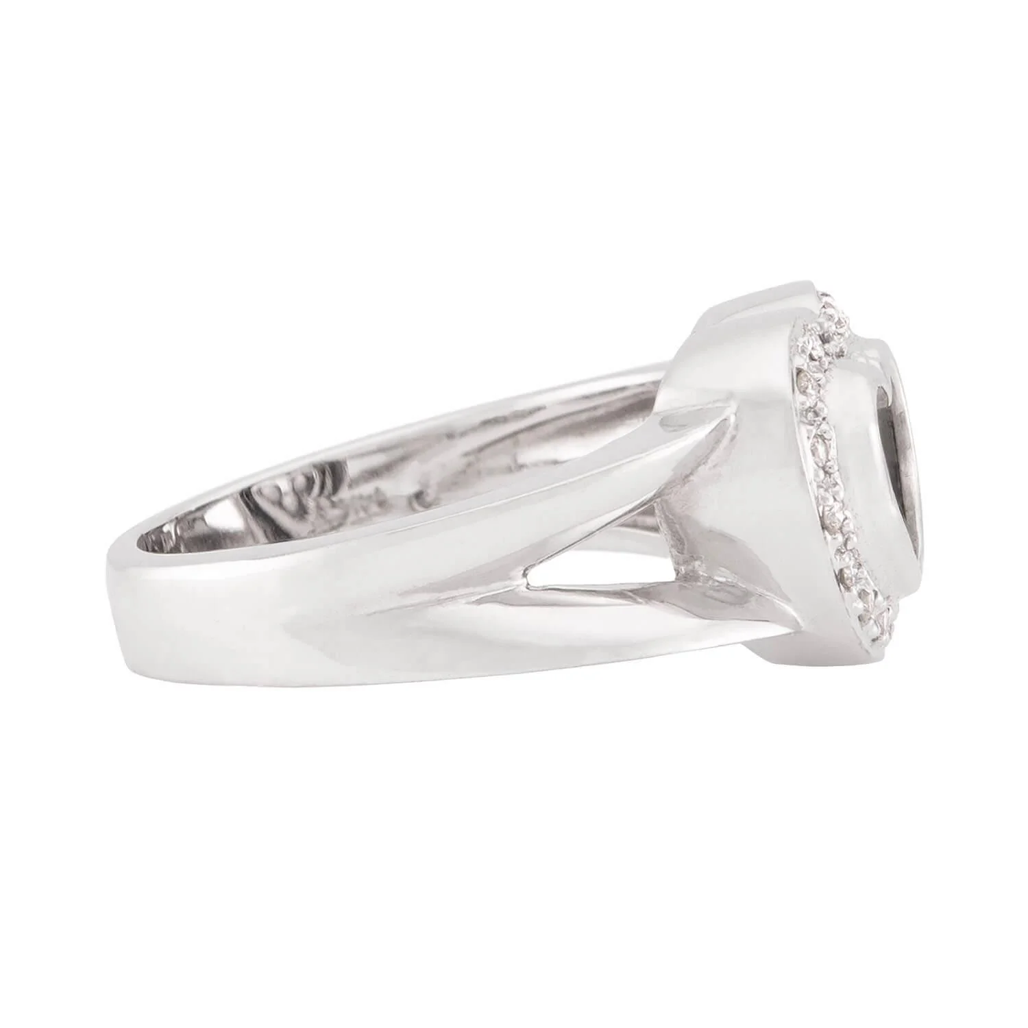 Estate 14k "Happy Diamond" Heart Ring - Image 3