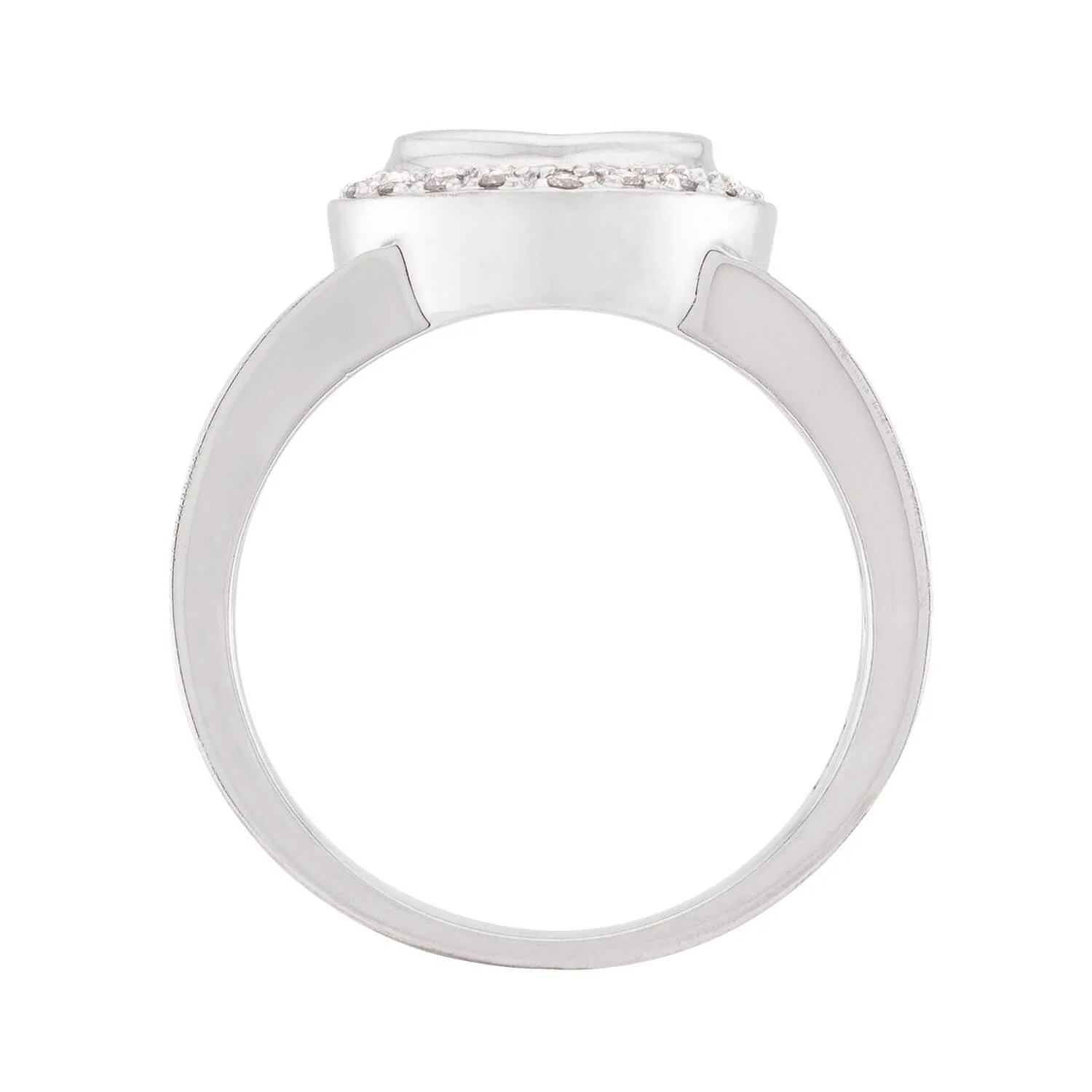 Estate 14k "Happy Diamond" Heart Ring - Image 4