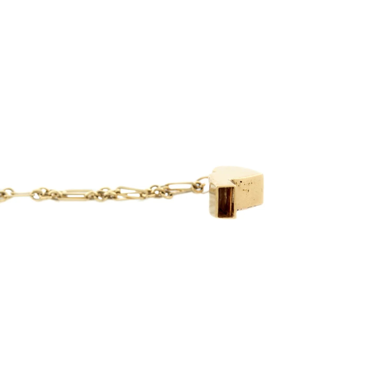 Estate 14k Heart Whistle Charm Necklace - Image 7