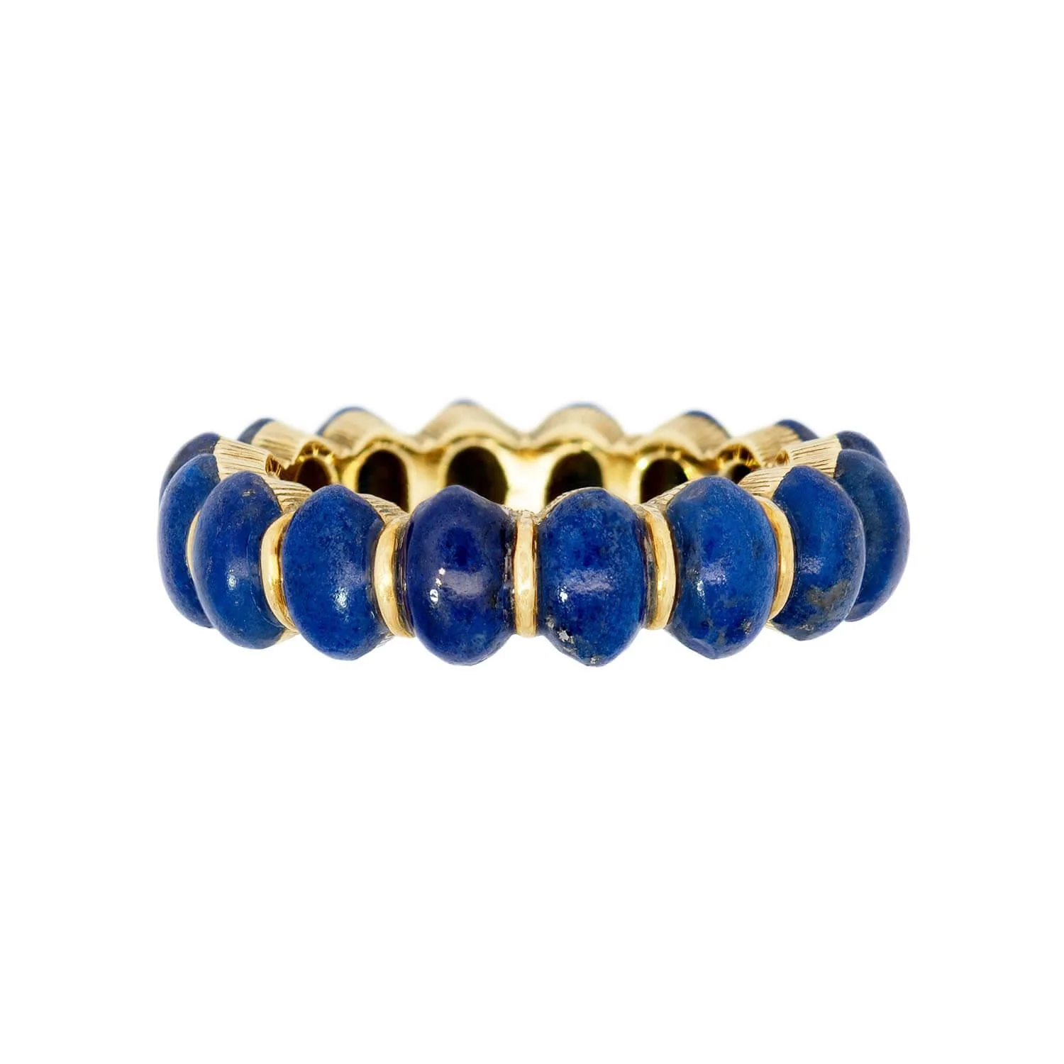 Estate 14k Lapis Multi-Stone Ring - Image 3