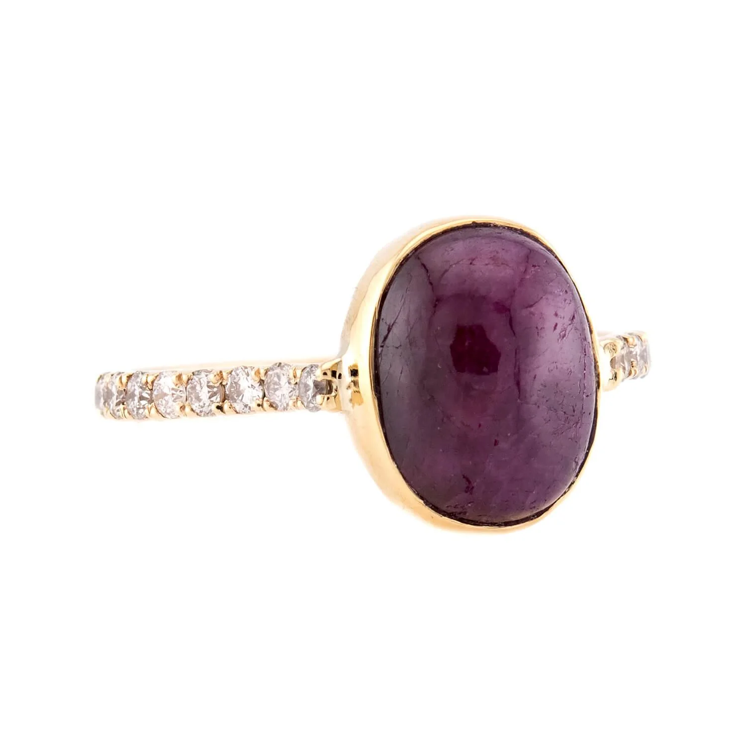 Estate 14k Ruby & Diamond Ring - Image 2