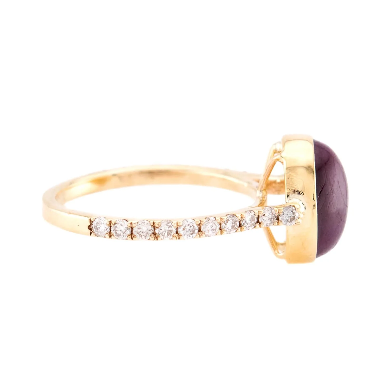 Estate 14k Ruby & Diamond Ring - Image 3